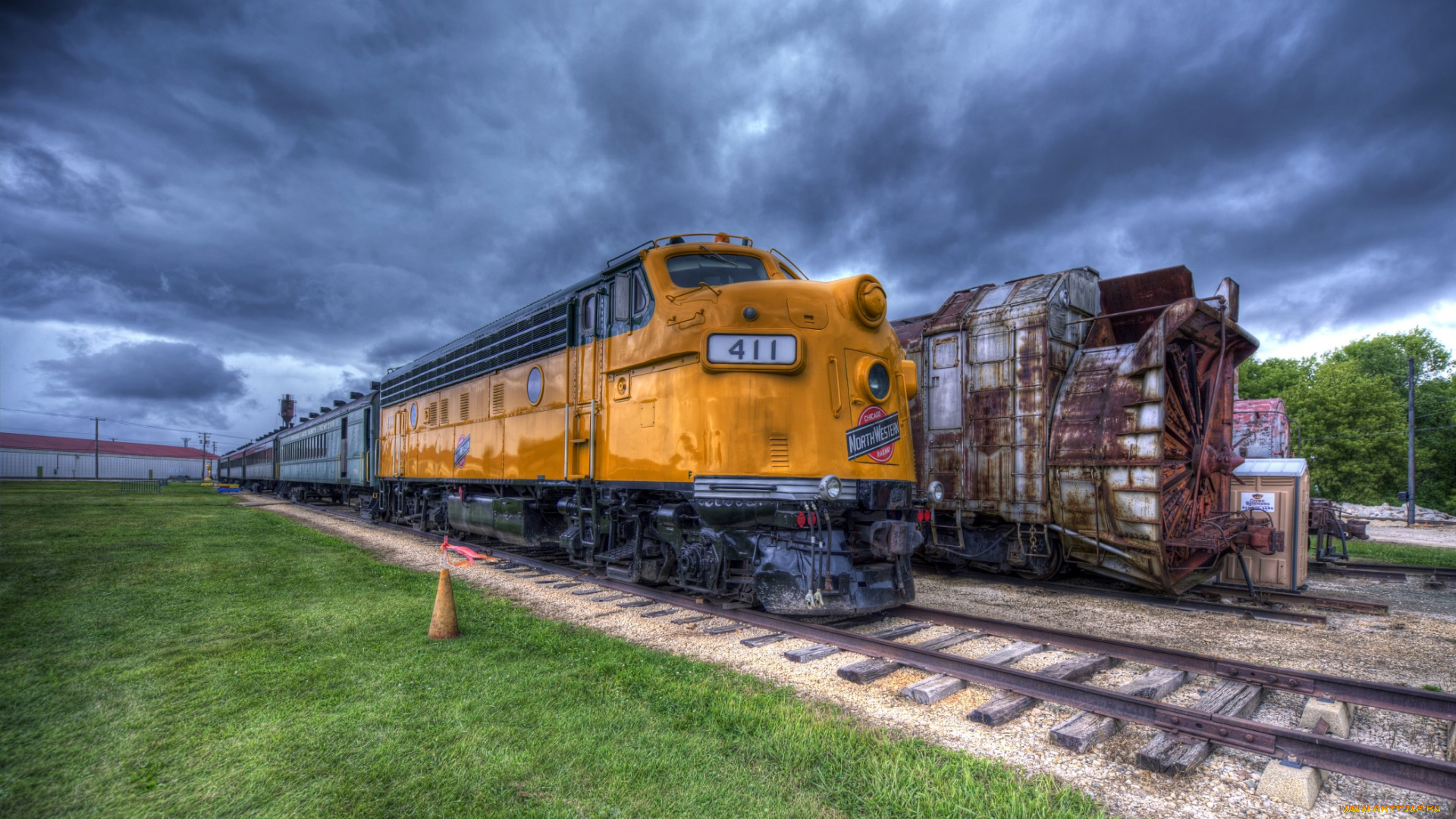 техника, поезда, железная, состав, локомотив, дорога