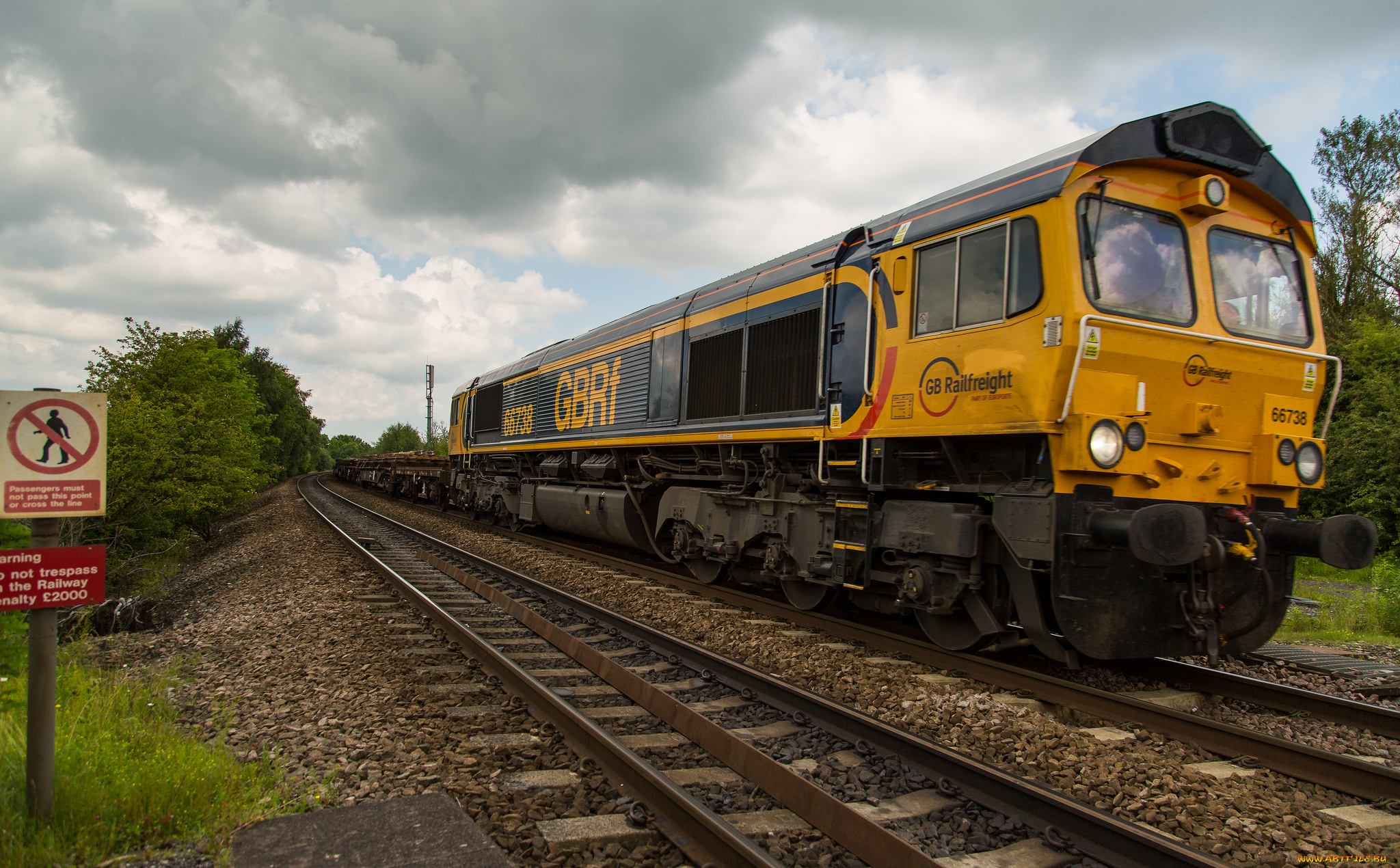 техника, поезда, железная, дорога, локомотив, состав