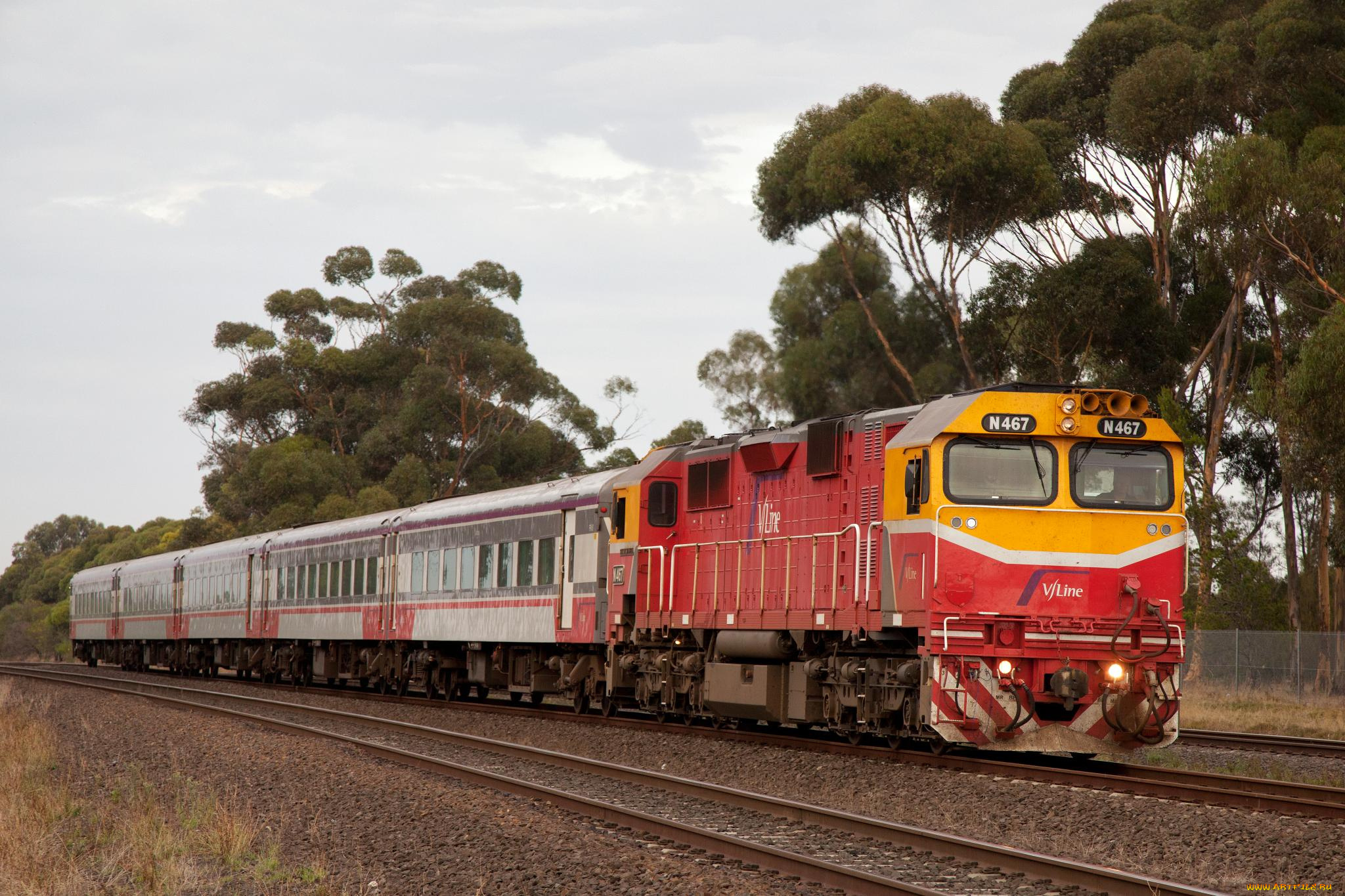 техника, поезда, состав, локомотив, дорога, железная