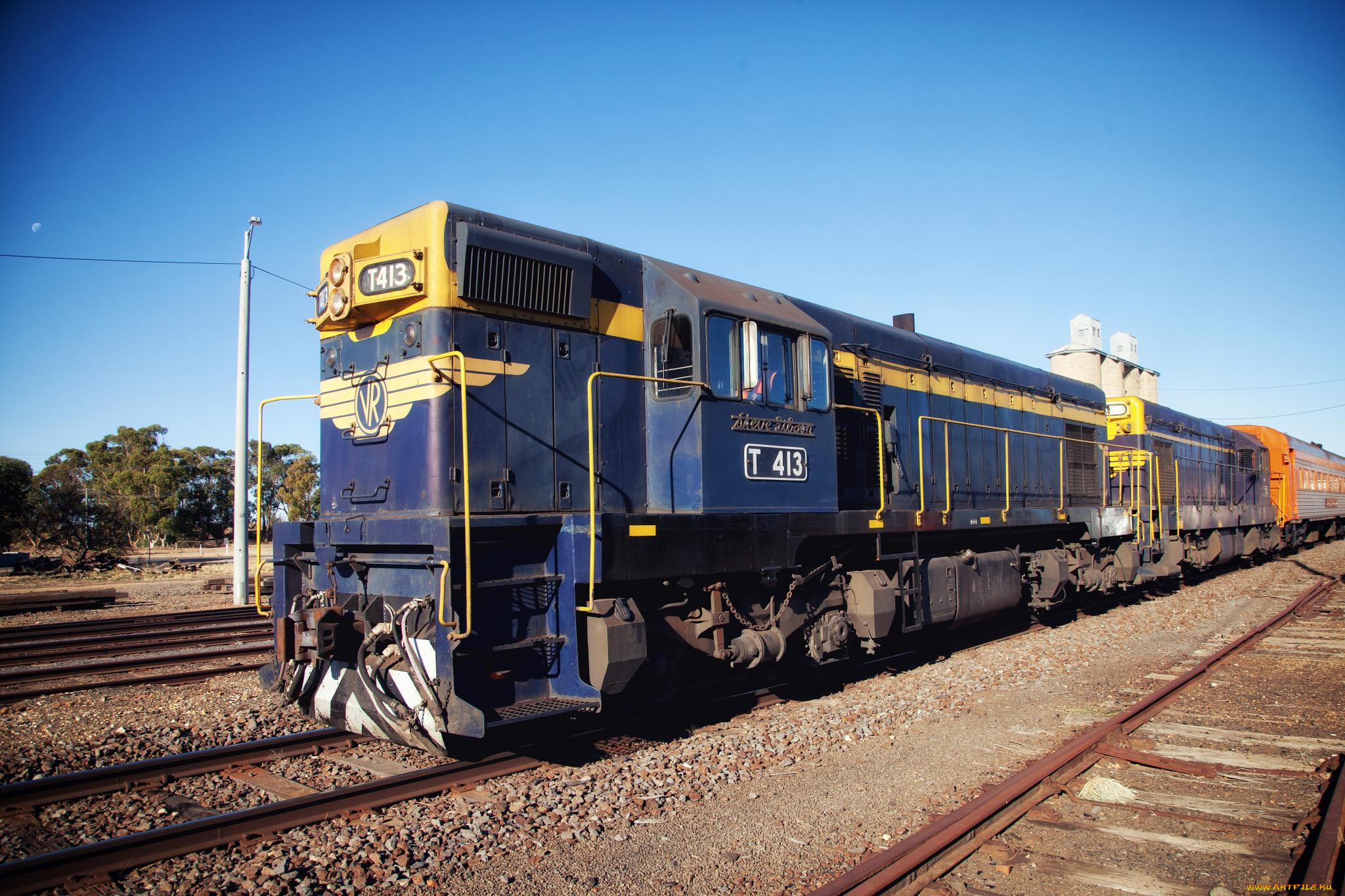 техника, поезда, состав, локомотив, дорога, железная