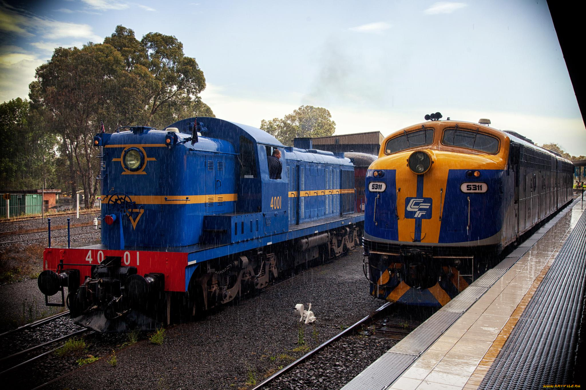 техника, поезда, состав, локомотив, дорога, железная