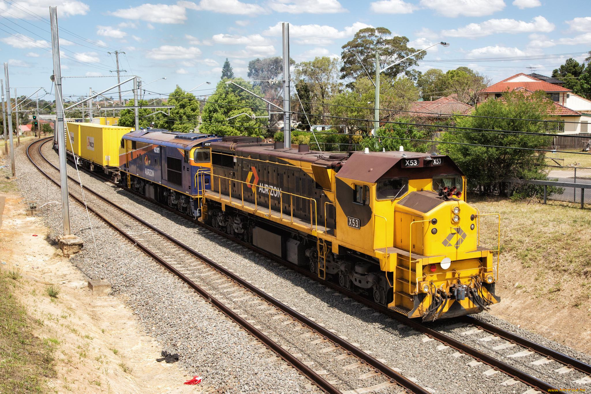 техника, поезда, состав, локомотив, дорога, железная