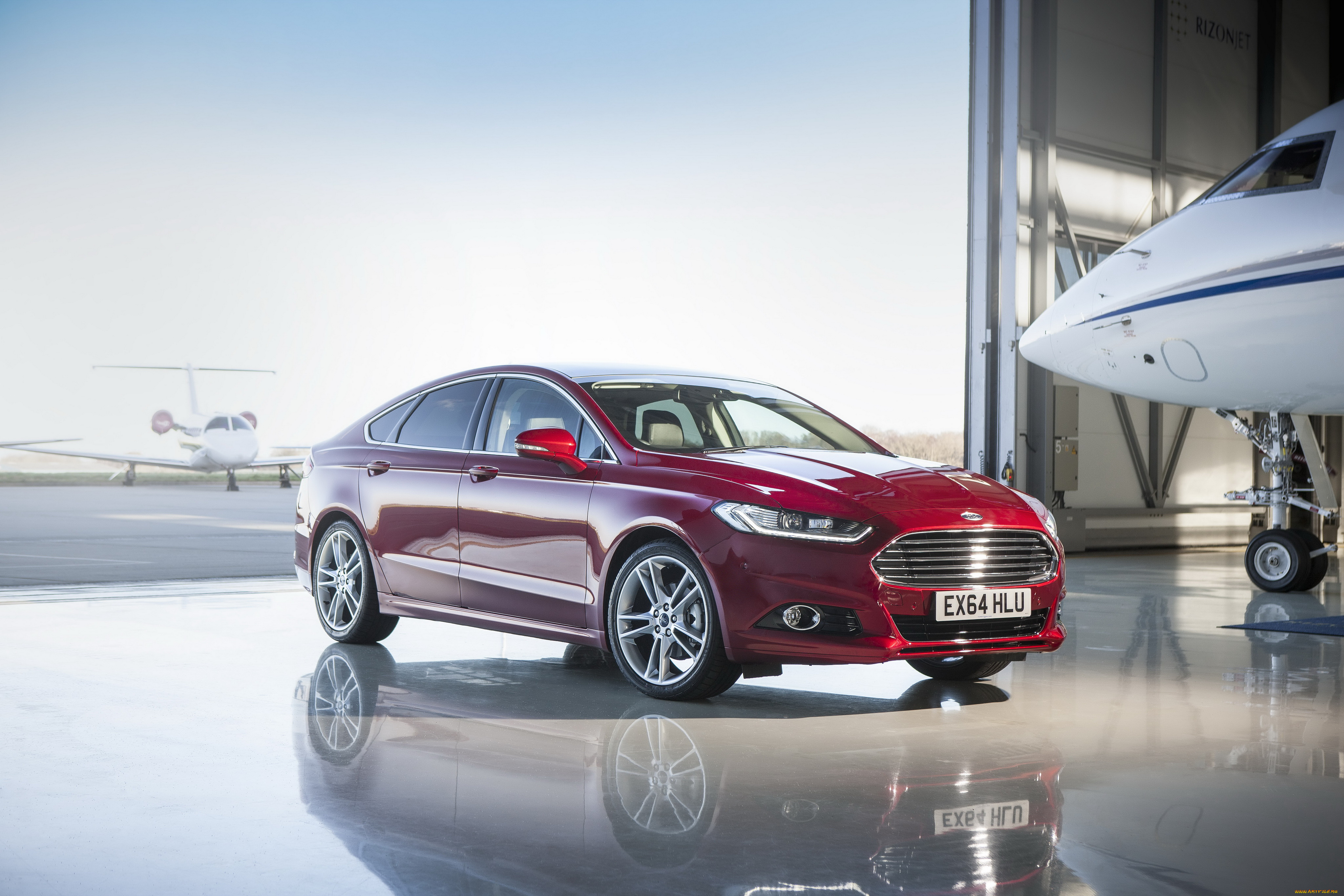 автомобили, ford, красный, 2014г, uk-spec, hatchback, mondeo