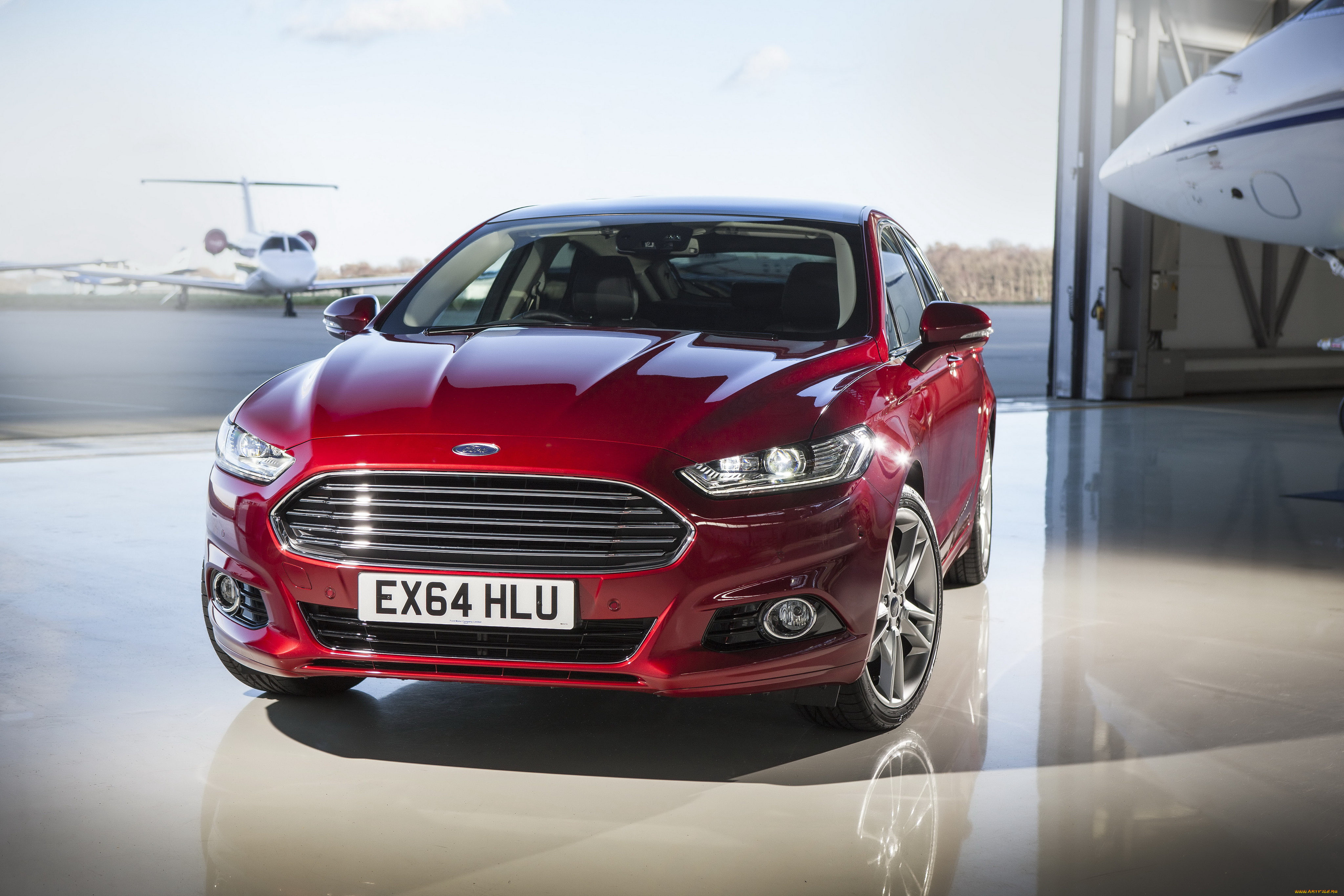 автомобили, ford, красный, 2014г, uk-spec, hatchback, mondeo