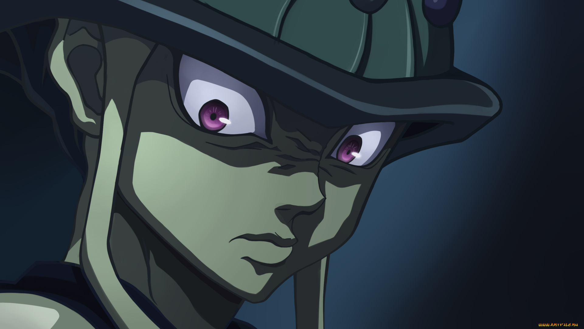 аниме, hunter, x, hunter, взгляд, злость, король, меруэм, арт