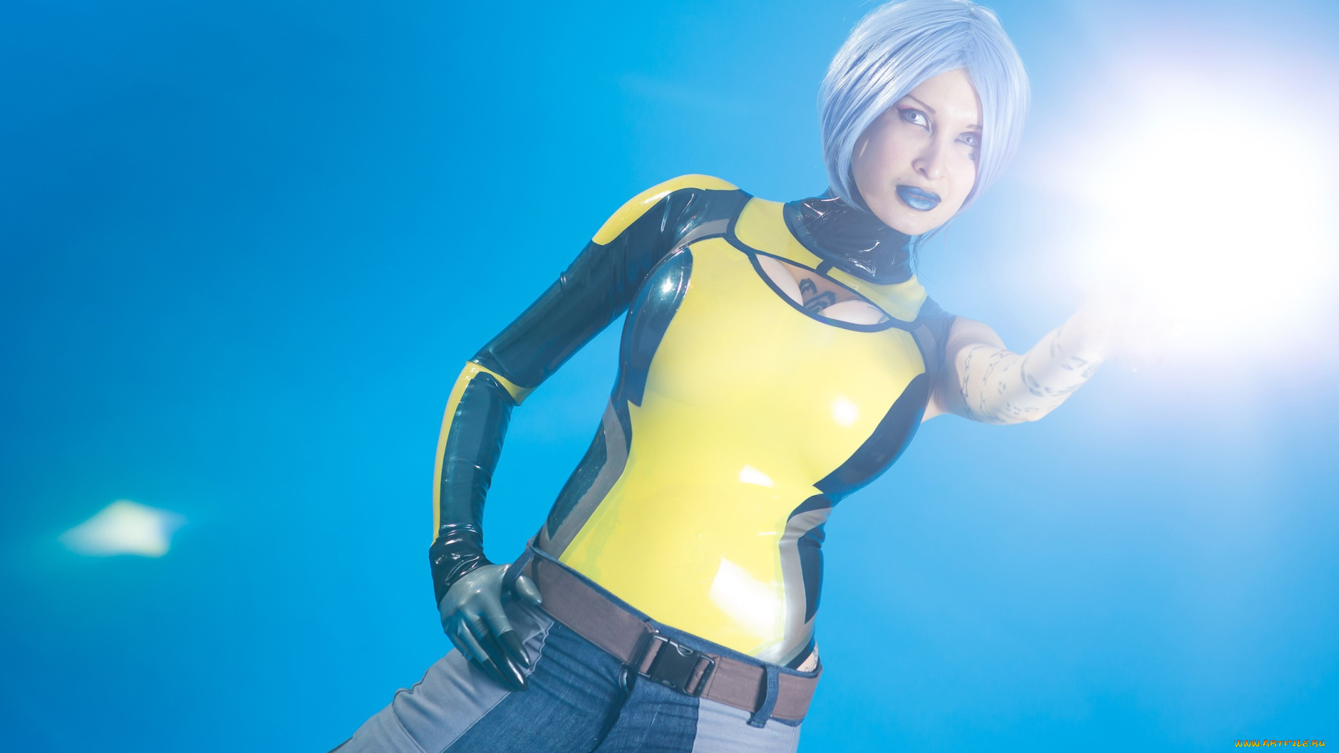 девушки, ariane, saint-amour, ariane, saint-amour, латекс, грудь, брюнетка, косплей, тату, cosplay, силикон