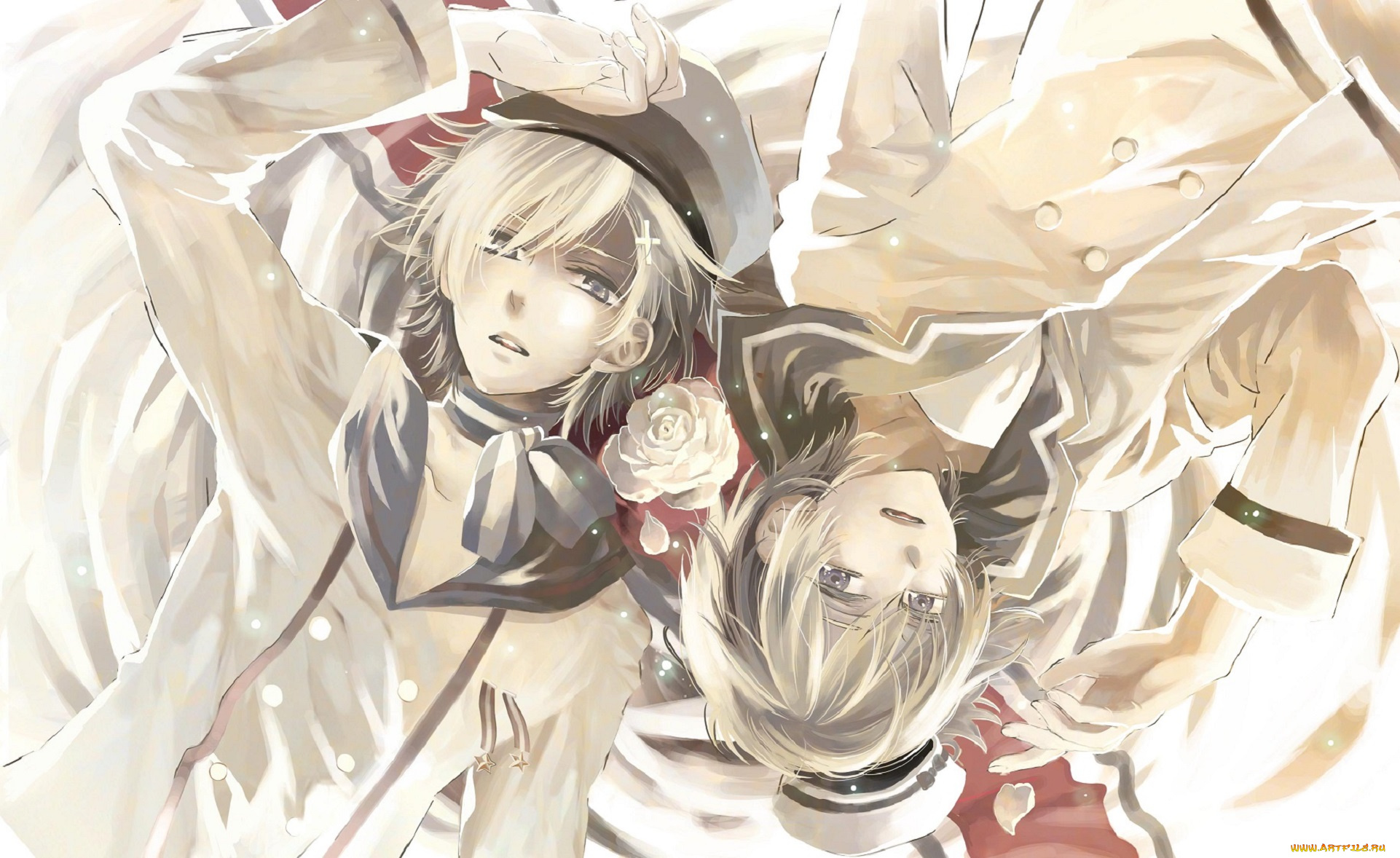 аниме, hetalia, , axis, powers, арт, парни