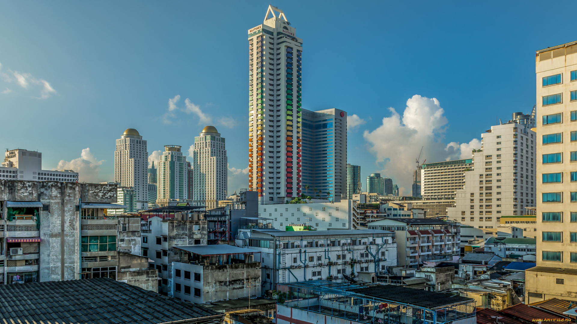 downtown, bangkok, , tha&, 239, land, города, бангкок, , таиланд, башня