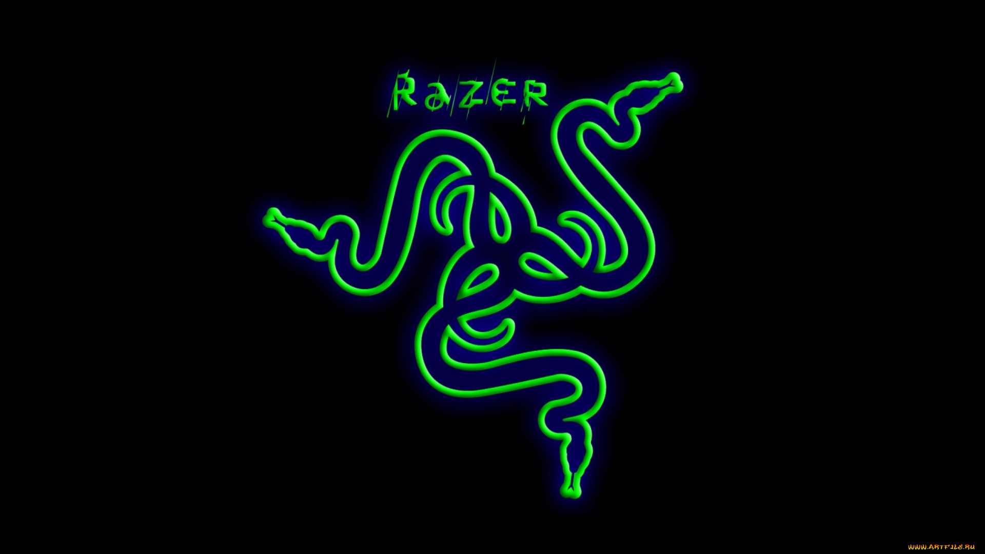 компьютеры, razer, фон, цвета, узор