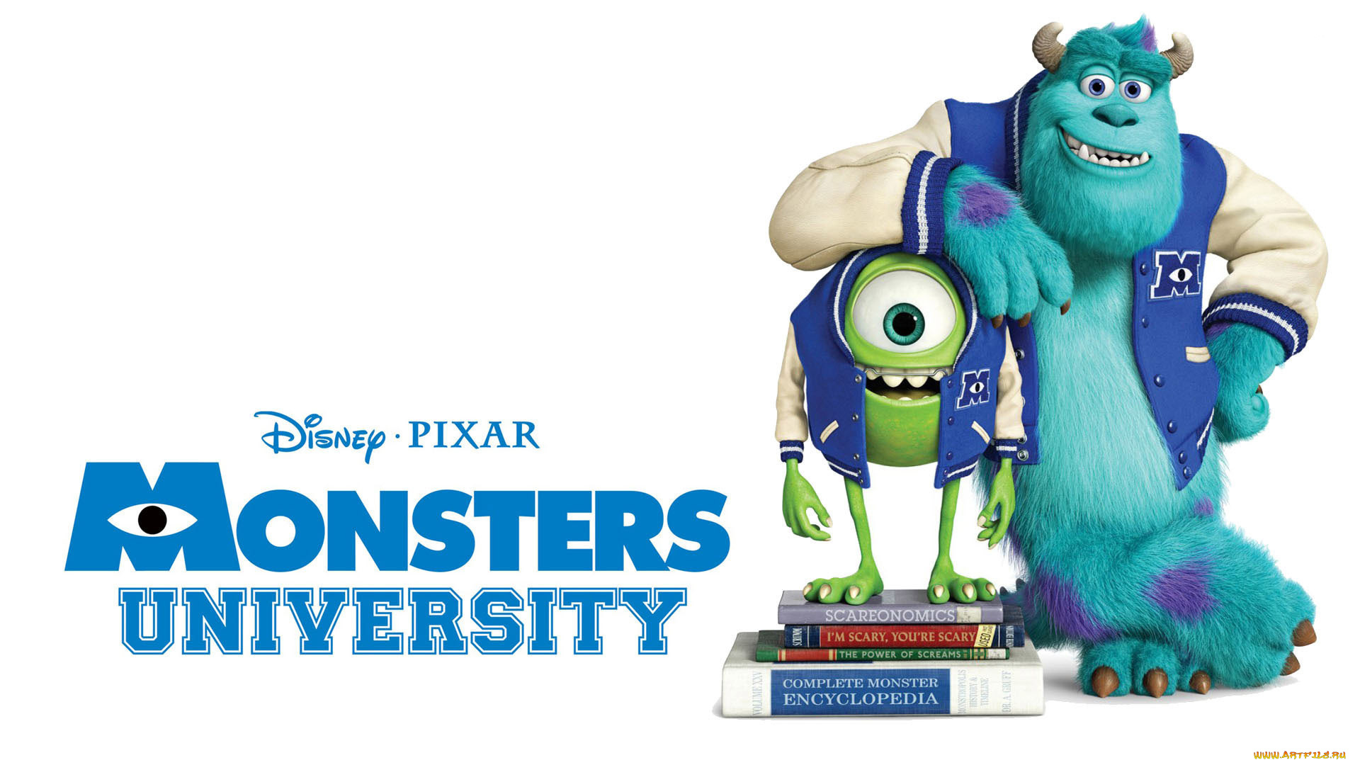 мультфильмы, monsters, university, персонажи
