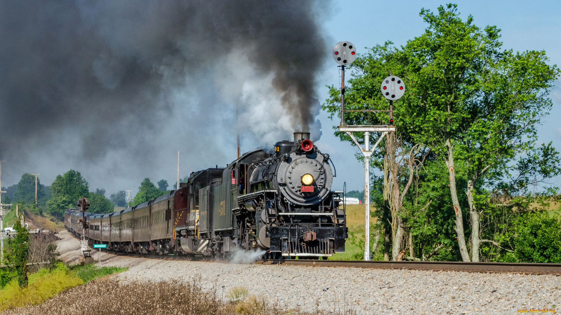 техника, паровозы, состав, локомотив