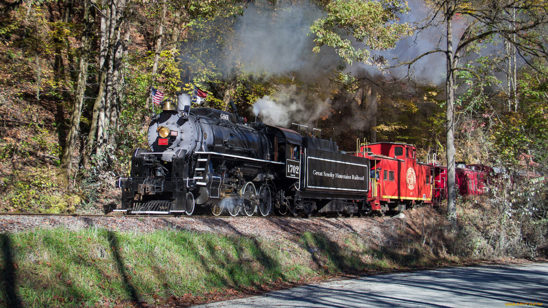 техника, паровозы, состав, локомотив