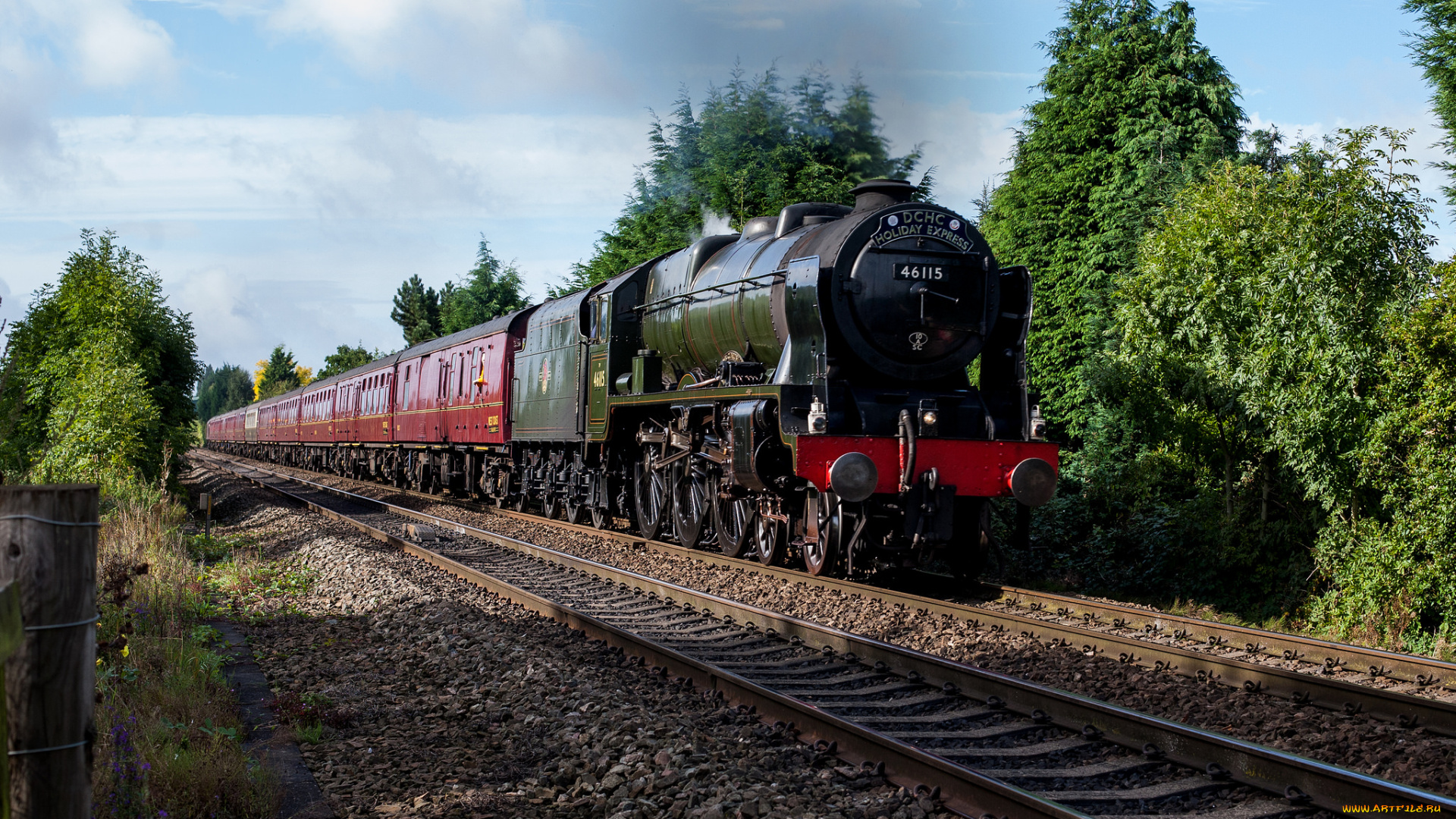 техника, паровозы, состав, локомотив