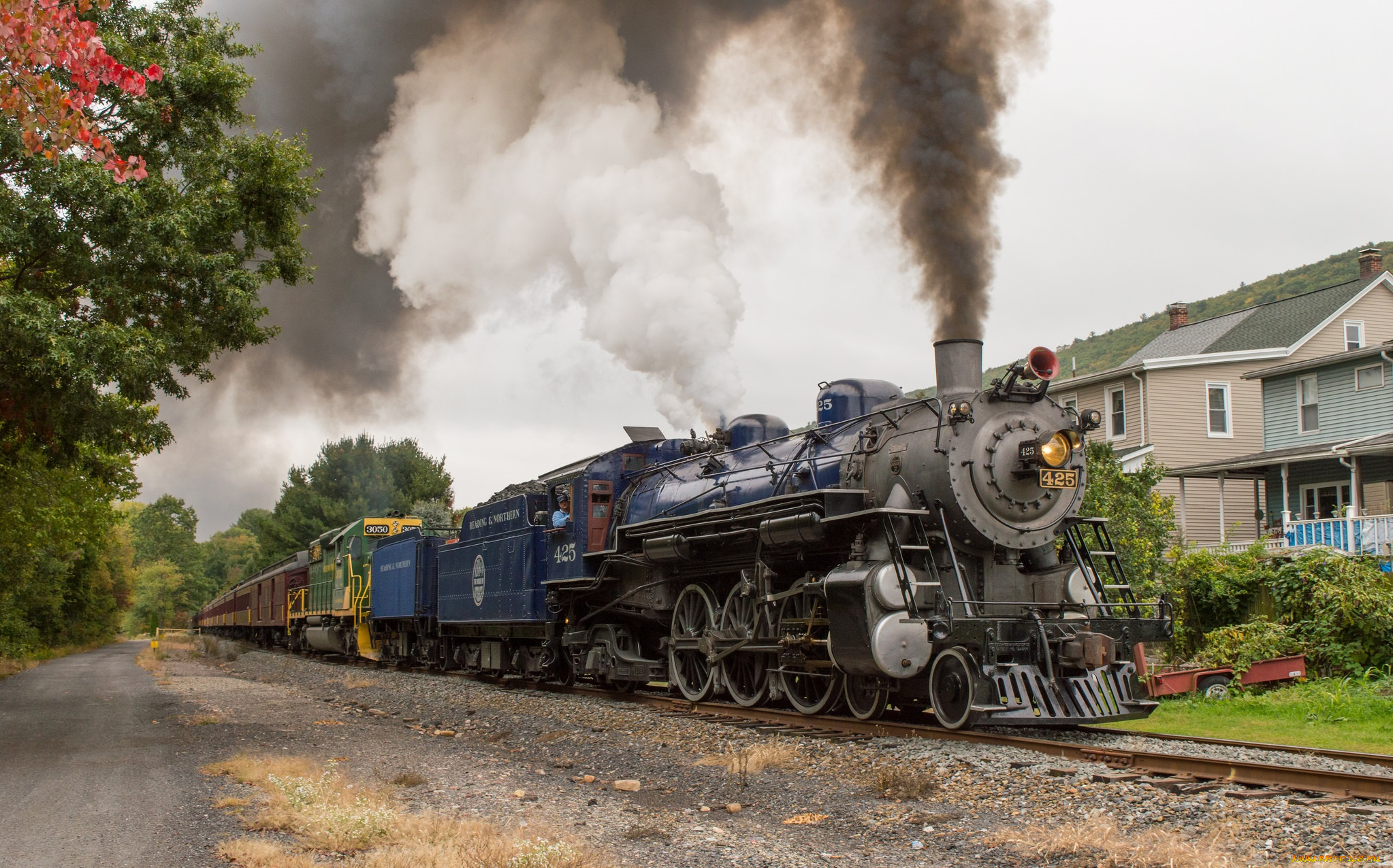 техника, паровозы, состав, локомотив