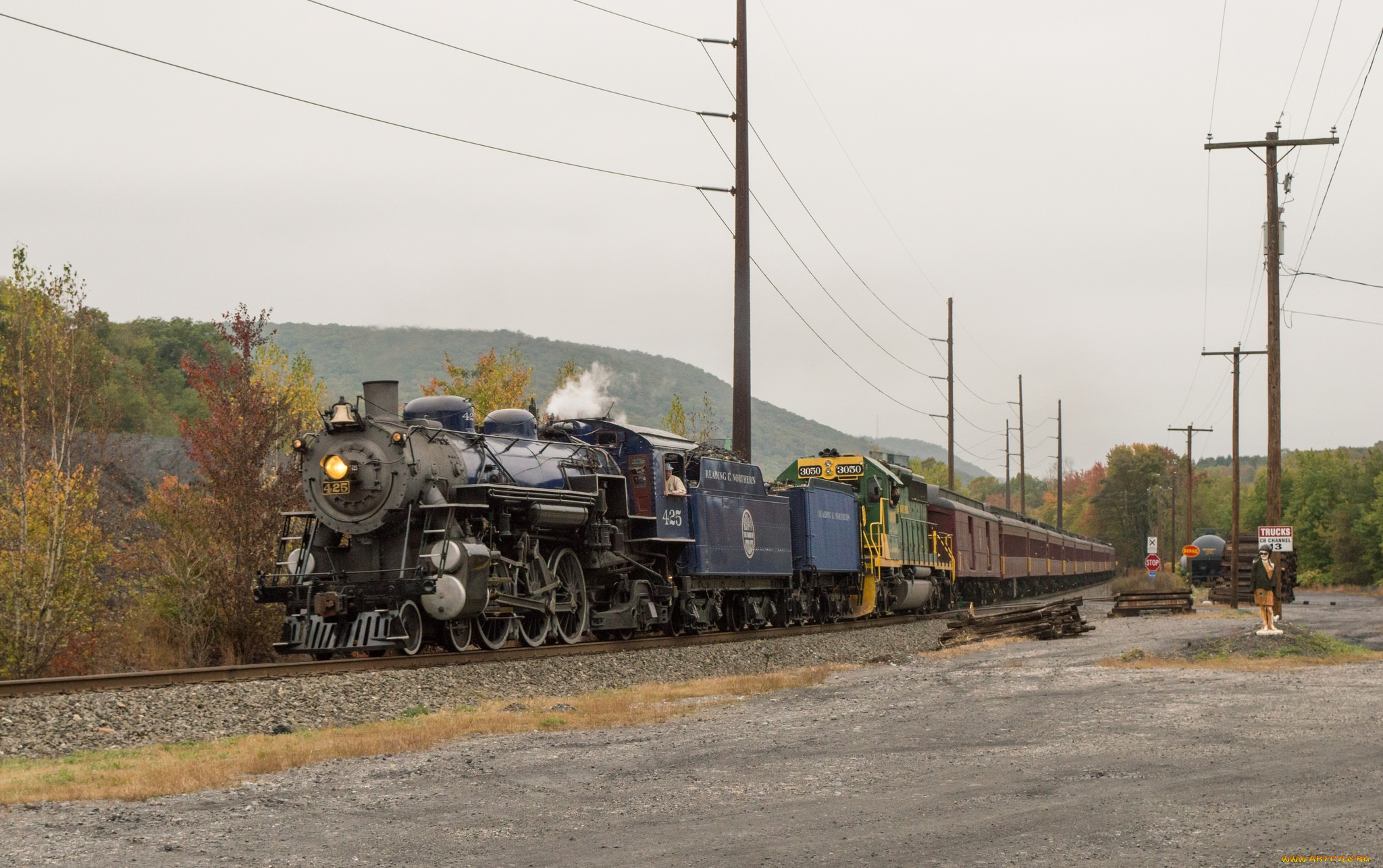 техника, паровозы, состав, локомотив