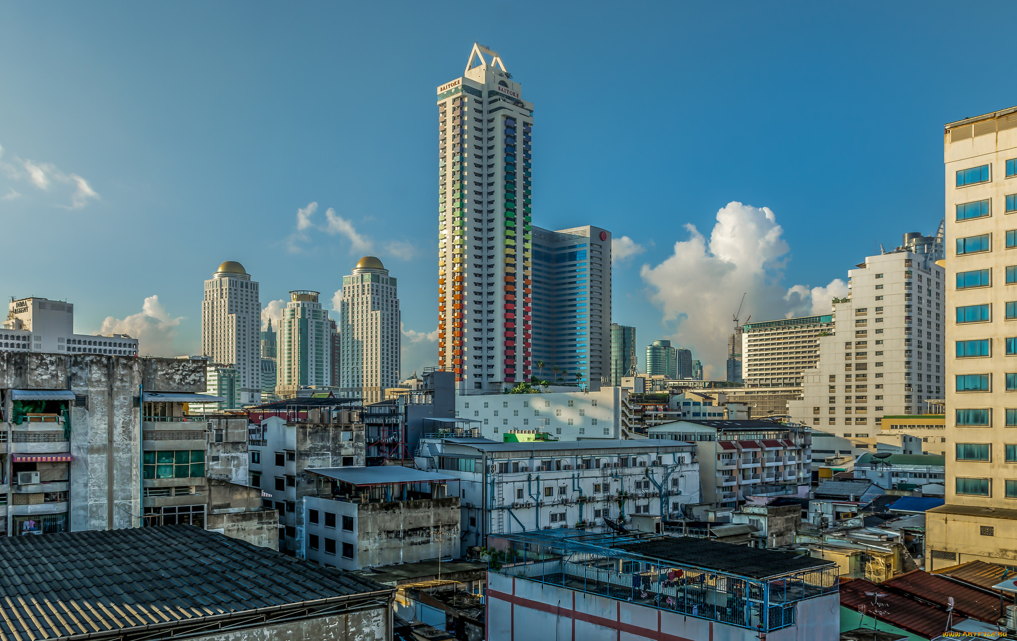downtown, bangkok, , tha&, 239, land, города, бангкок, , таиланд, башня