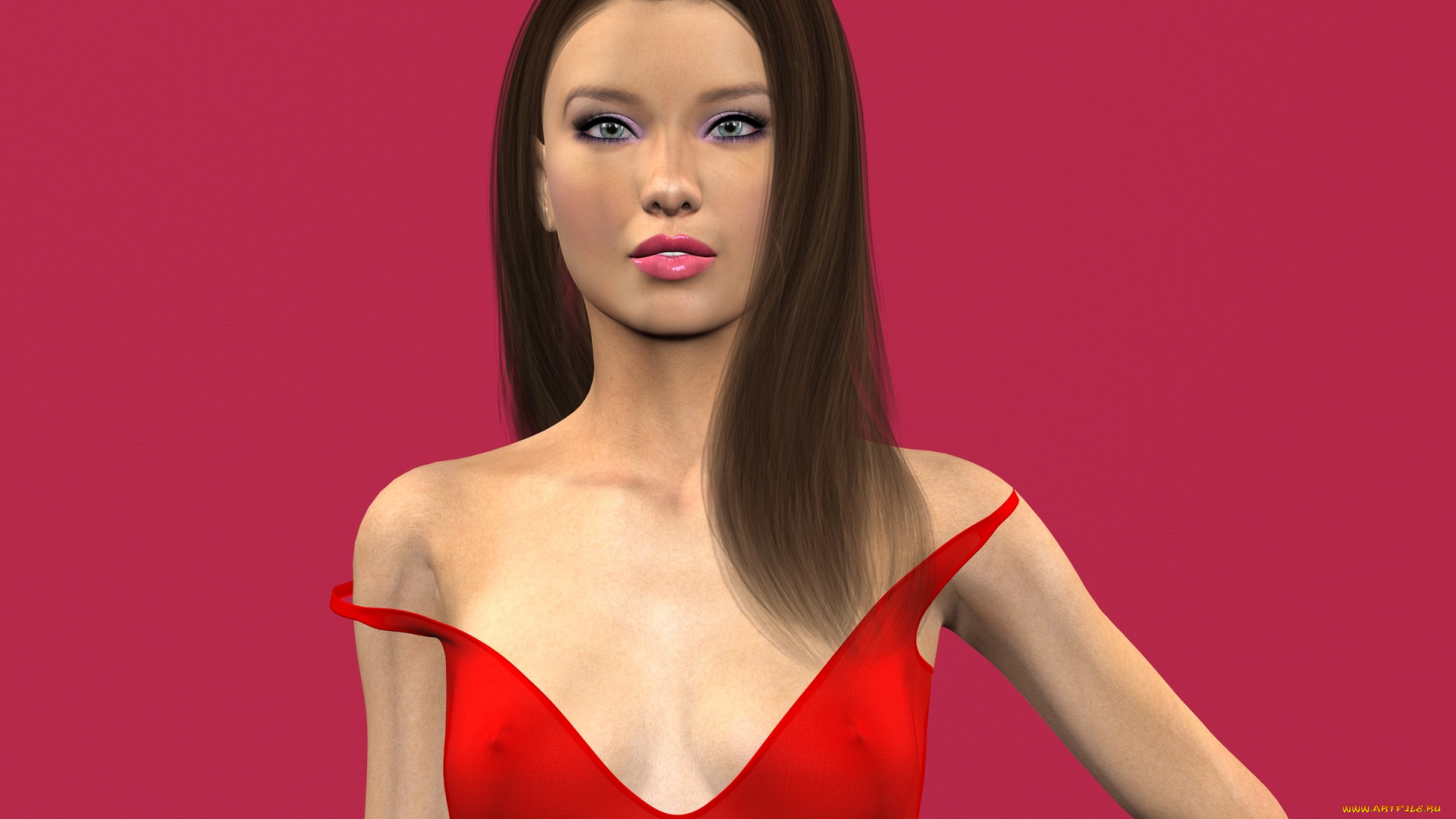 3д, графика, люди, , people, фон, взгляд, девушка