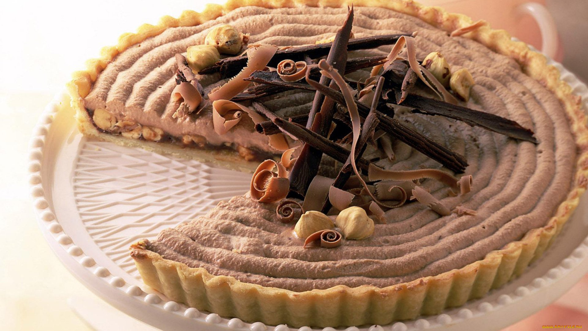 еда, торты, орехи, шоколад, торт