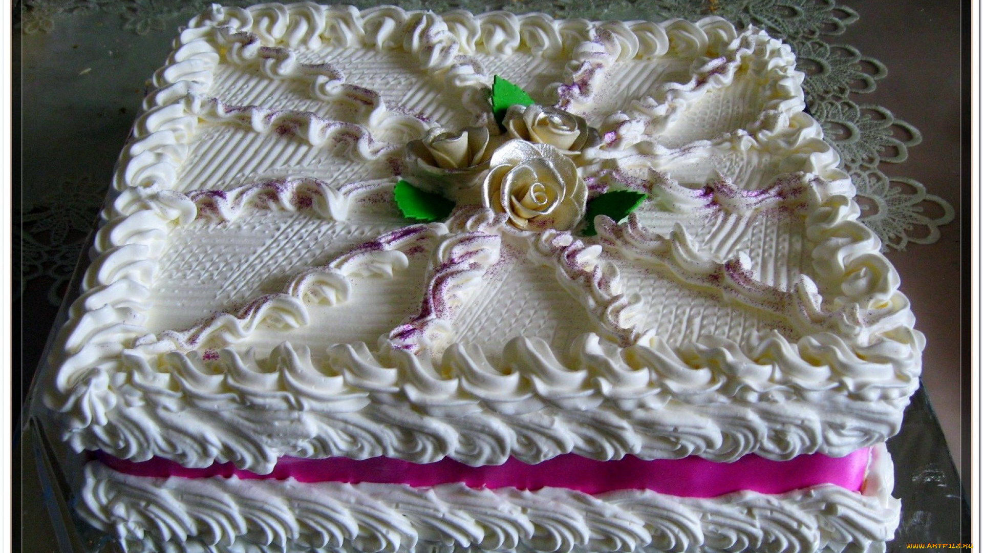 еда, торты, торт, кремовый