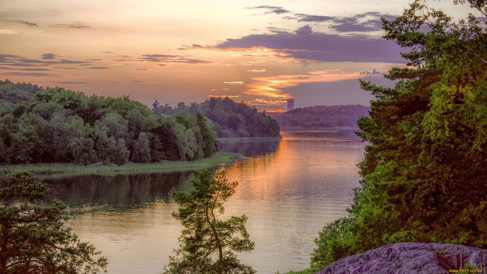 природа, реки, озера, простор