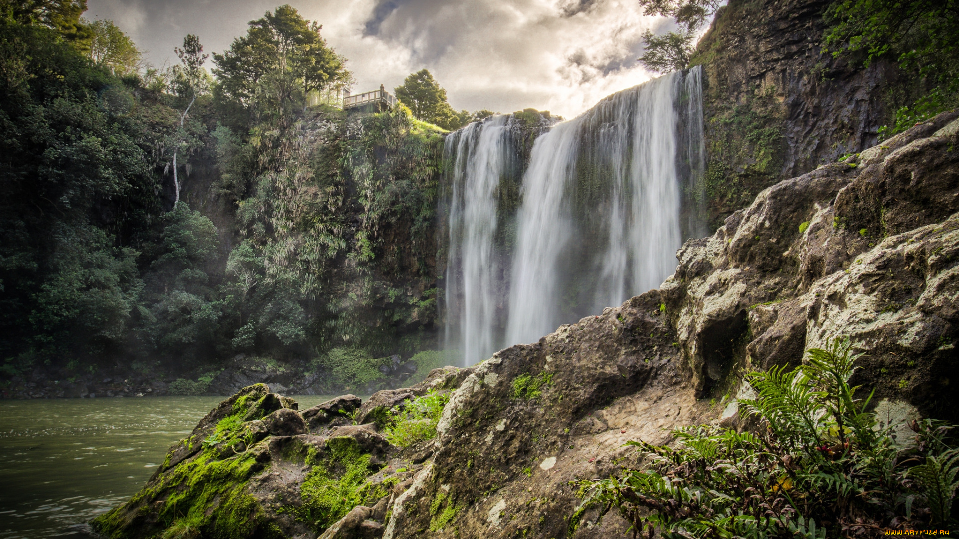природа, водопады, простор