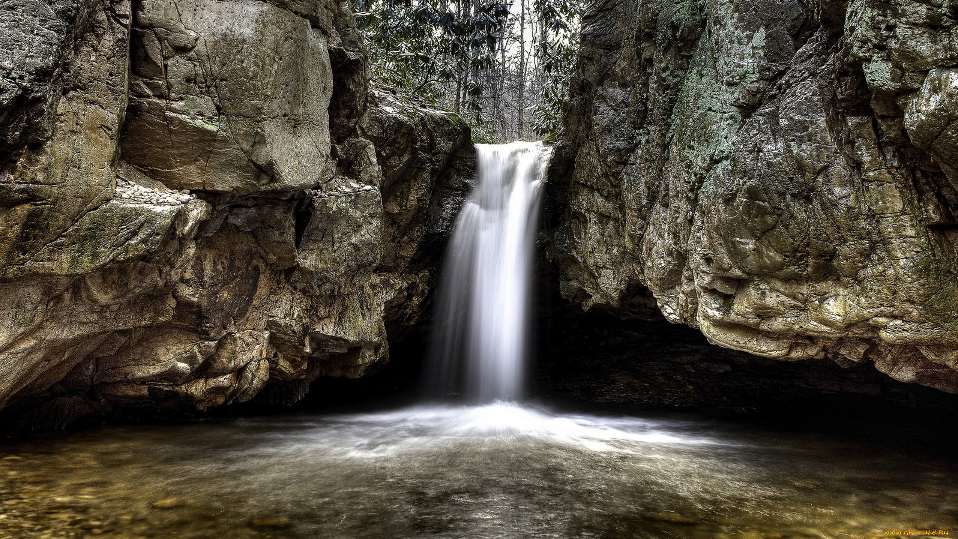 природа, водопады, простор