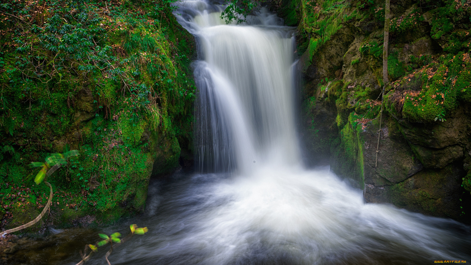 природа, водопады, простор