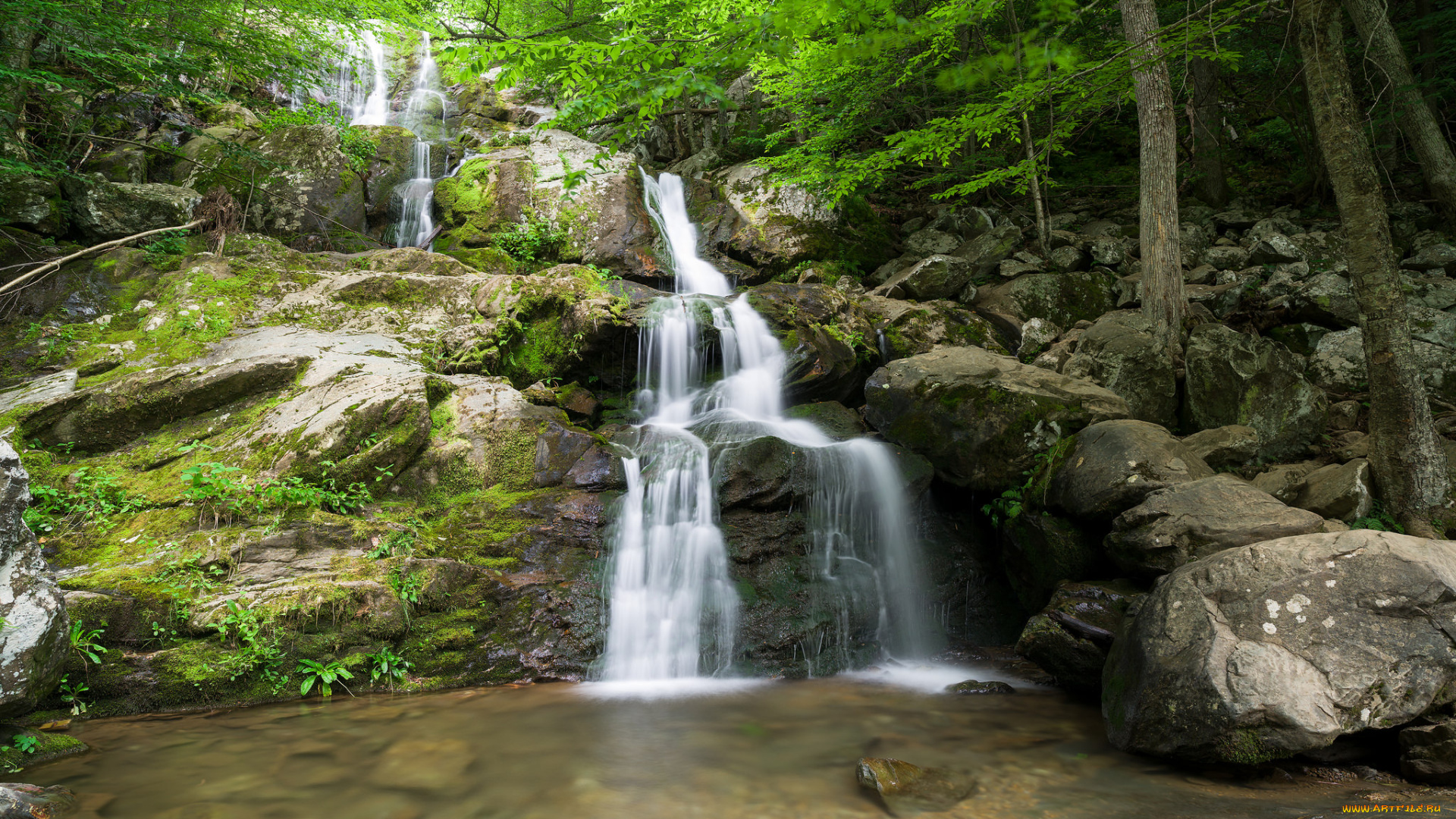 природа, водопады, простор