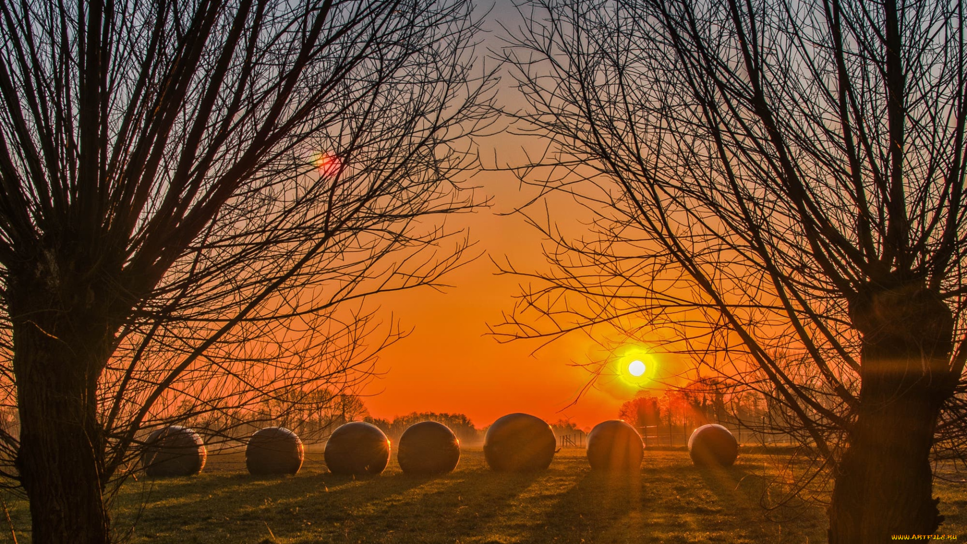 природа, восходы, закаты, простор