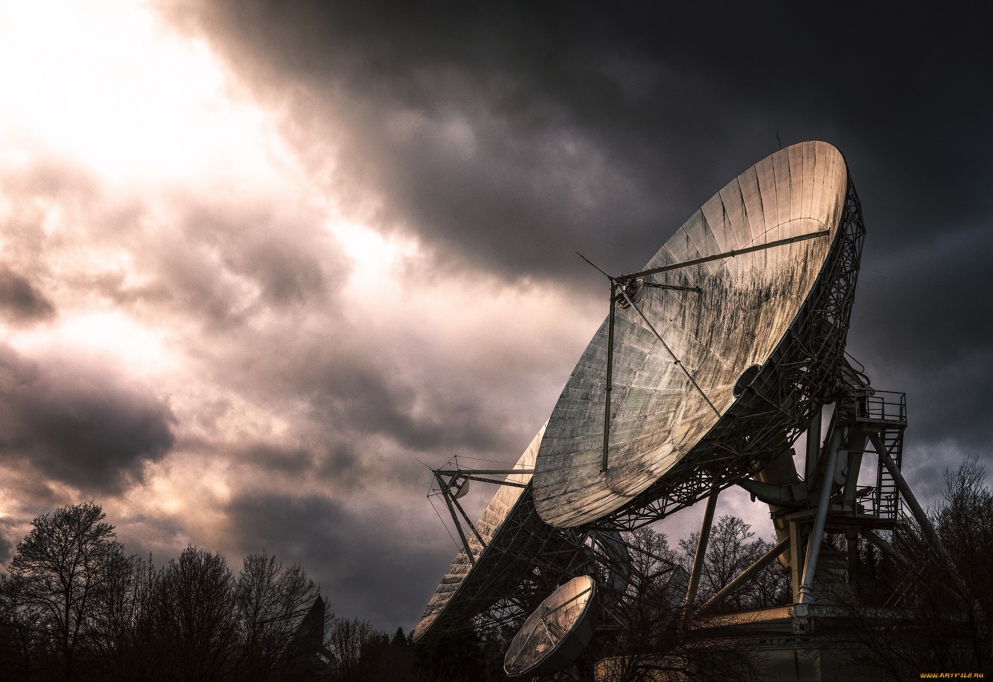космос, разное, другое, радиотелескоп
