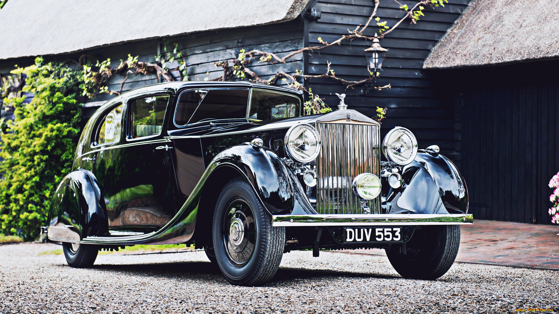 автомобили, rolls-royce, phantom, 3, saloon, 4k, ретро, 1936, года, mulliner, 3ax79, rolls, royce