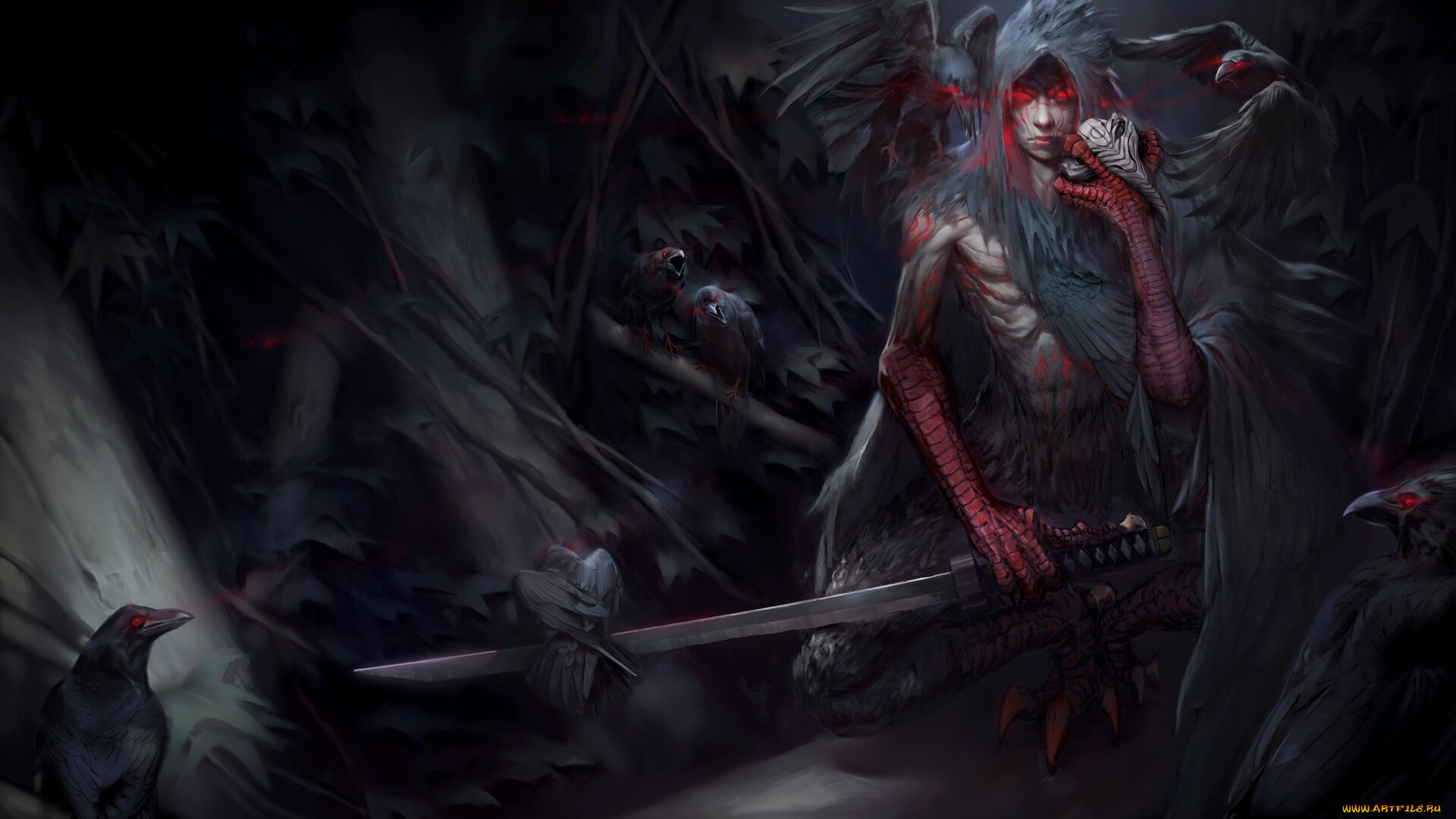 фэнтези, существа, темное