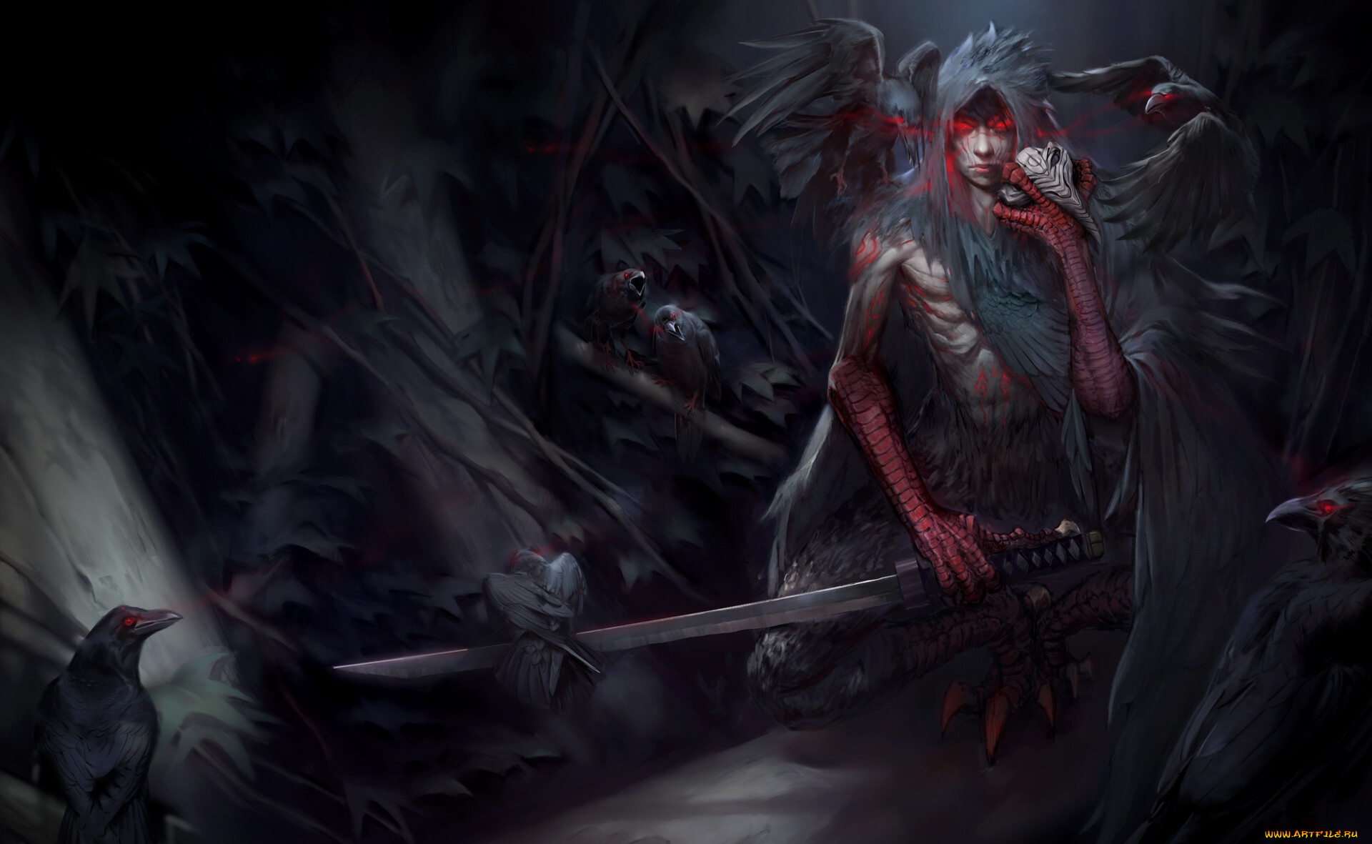 фэнтези, существа, темное