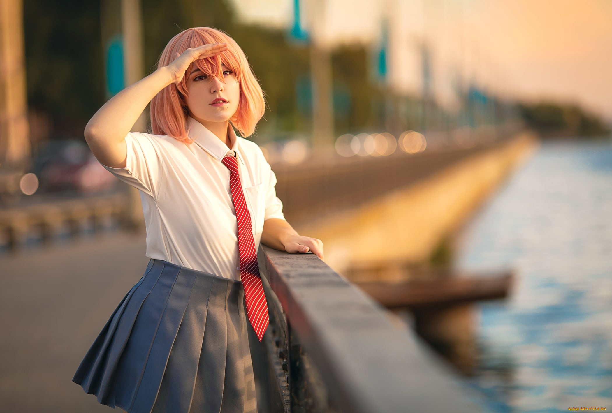 девушки, -, креатив, , косплей, юлия, розмарин, образ, набережная