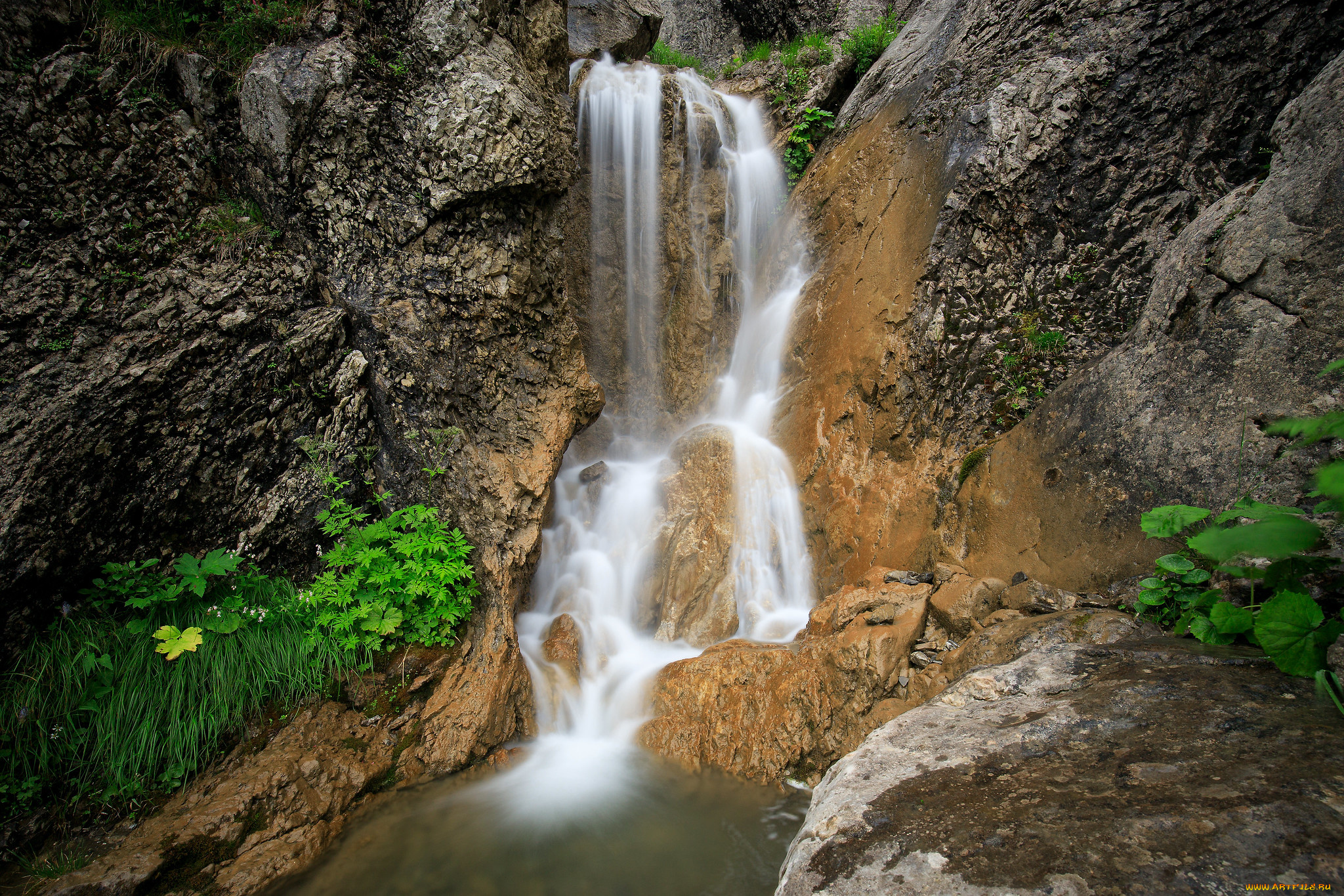 природа, водопады, водопад