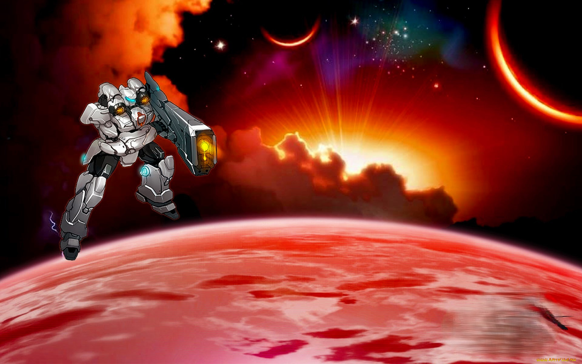 видео, игры, zero, online, робот, оружие, планета