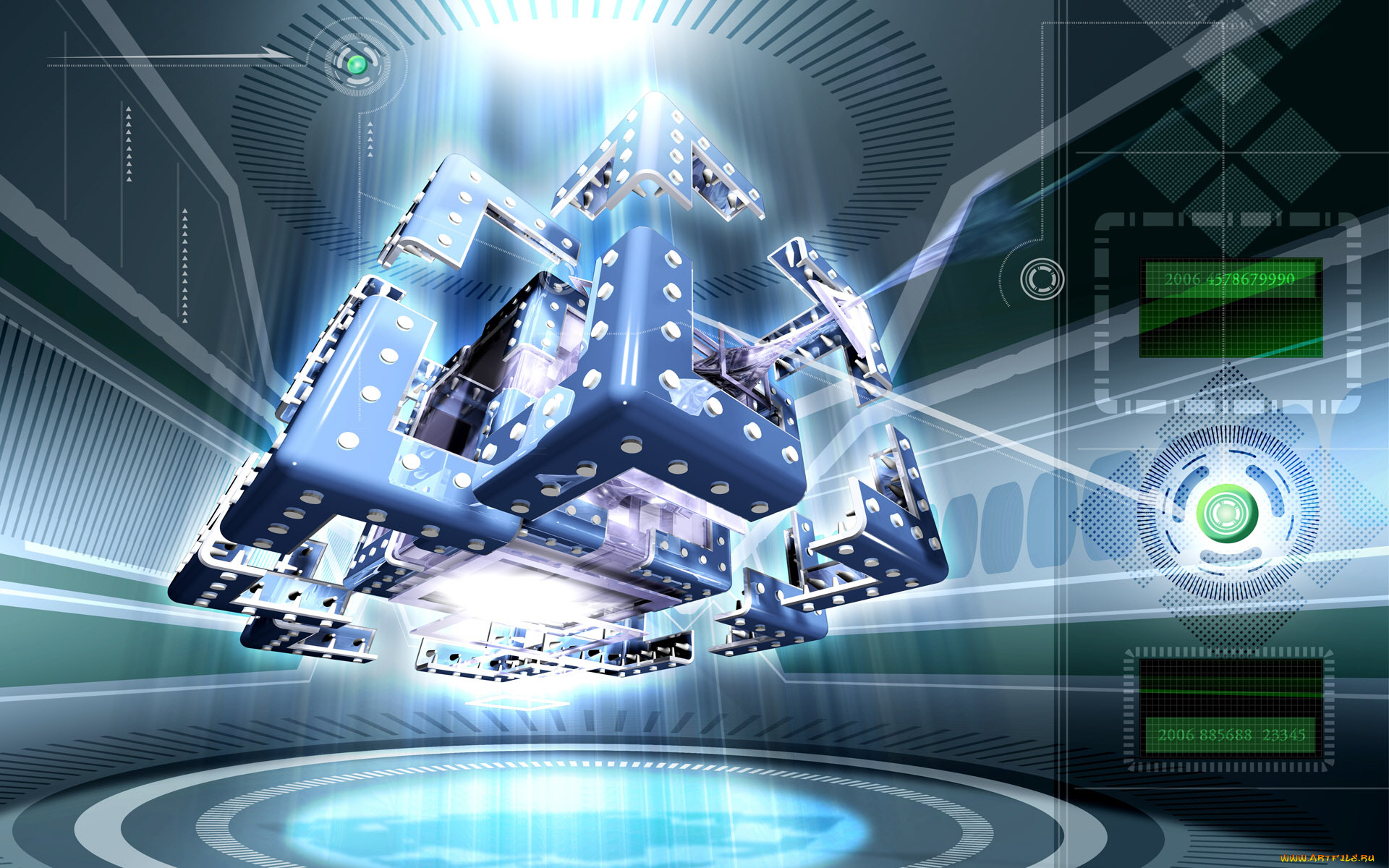 3д, графика, abstract, абстракции