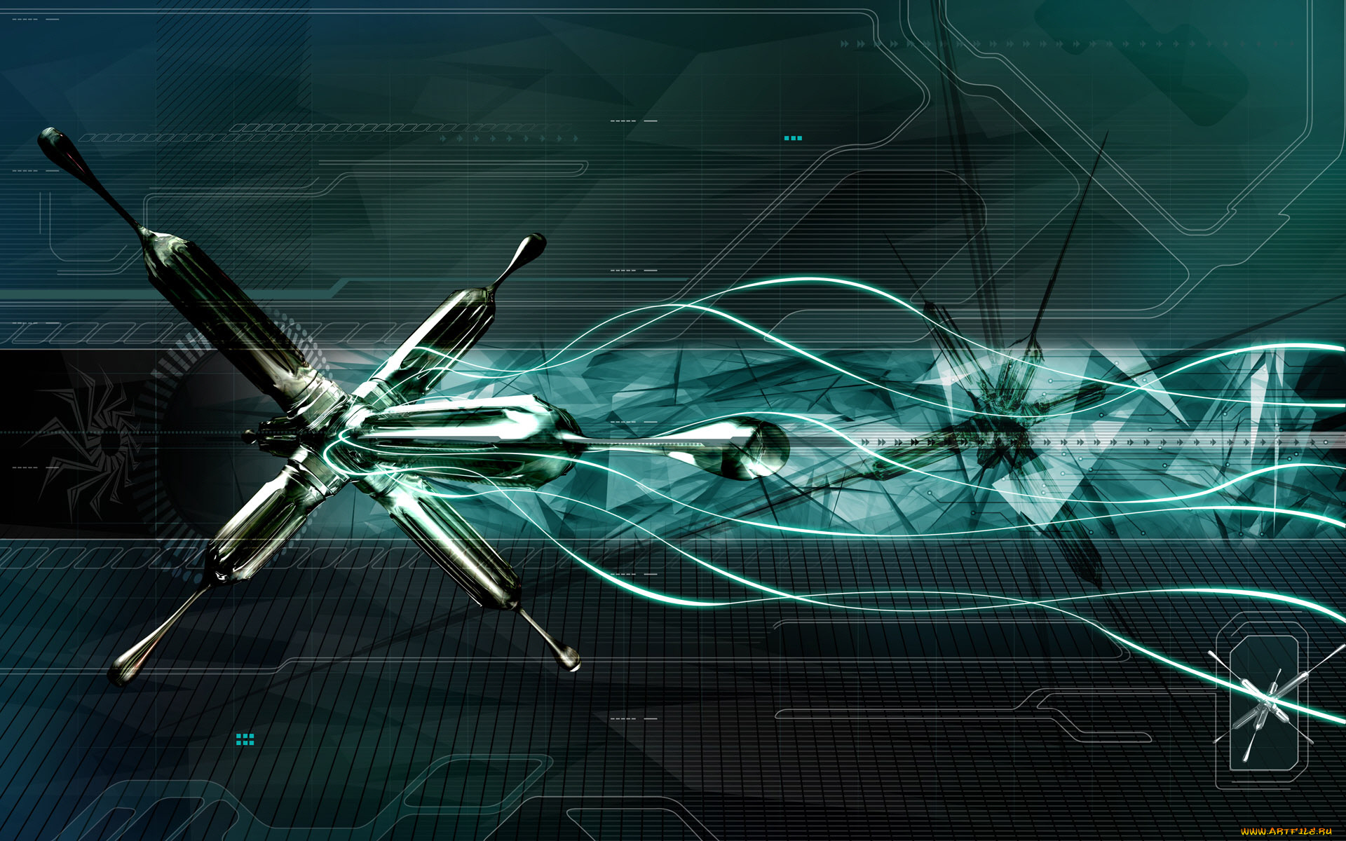 3д, графика, abstract, абстракции