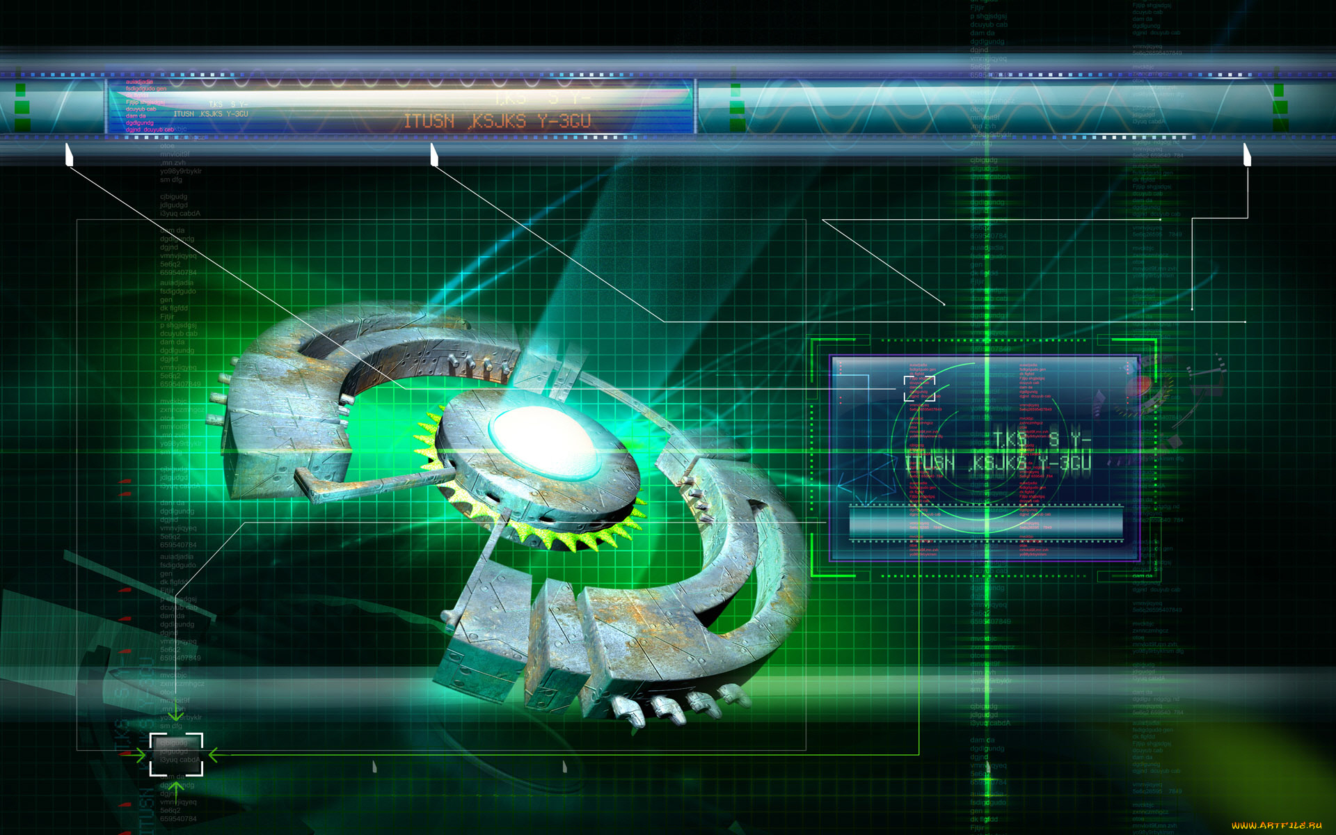 3д, графика, abstract, абстракции