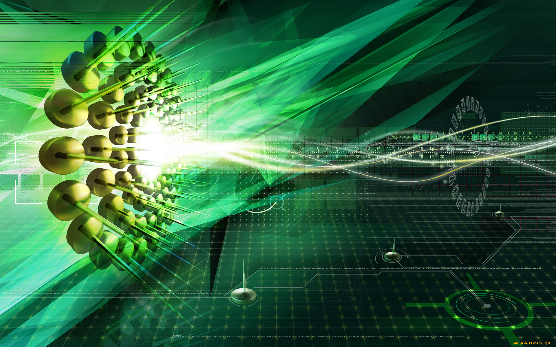 3д, графика, abstract, абстракции