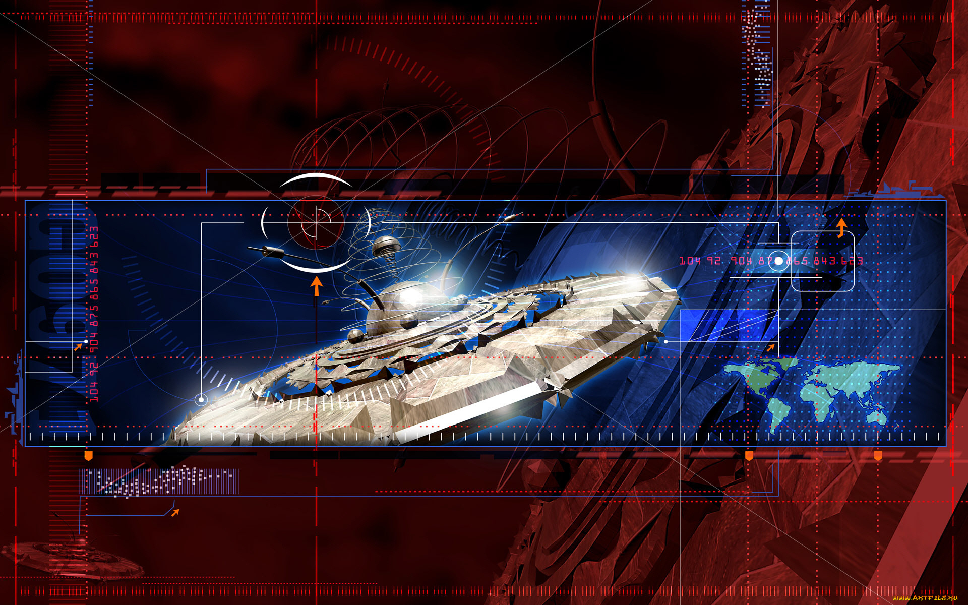 3д, графика, abstract, абстракции