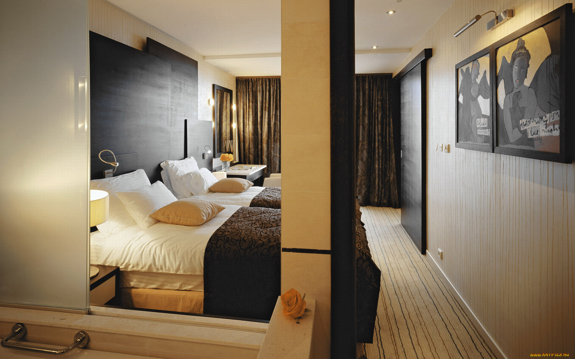 интерьер, спальня