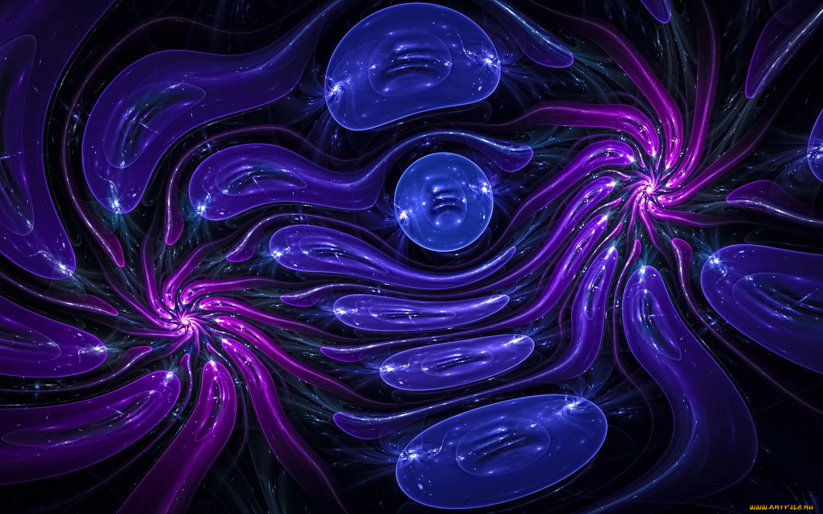 3д, графика, fractal, фракталы, фон, узор