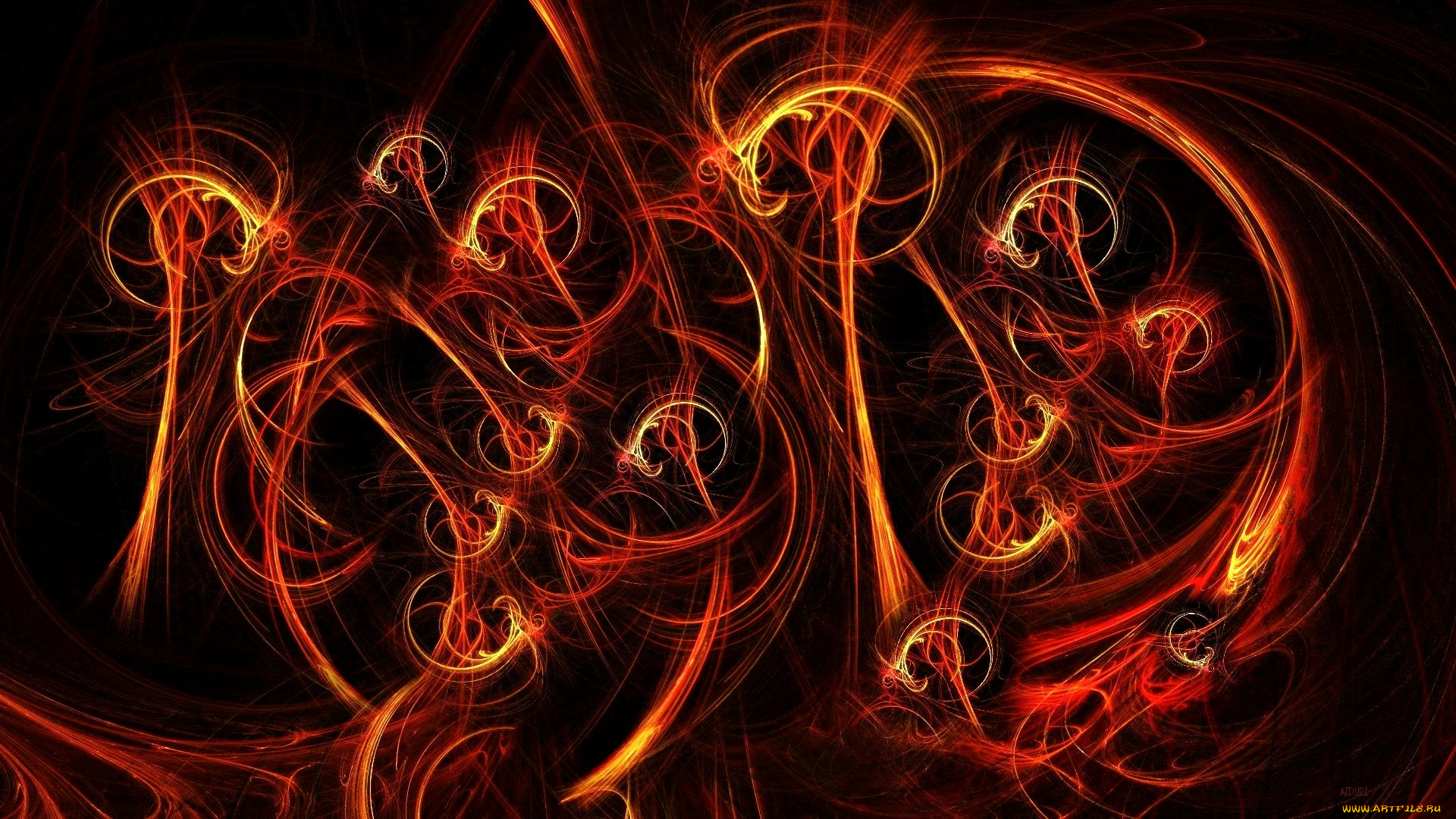 3д, графика, abstract, абстракции, узор, тёмный, фон