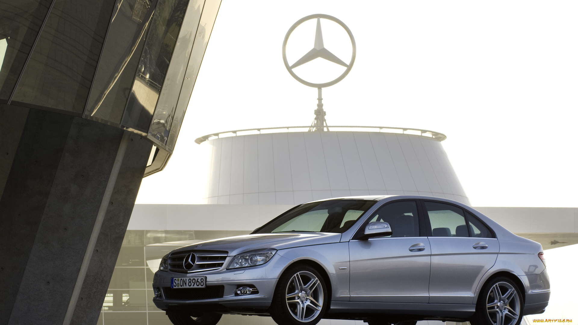 автомобили, mercedes, benz, авто, здание