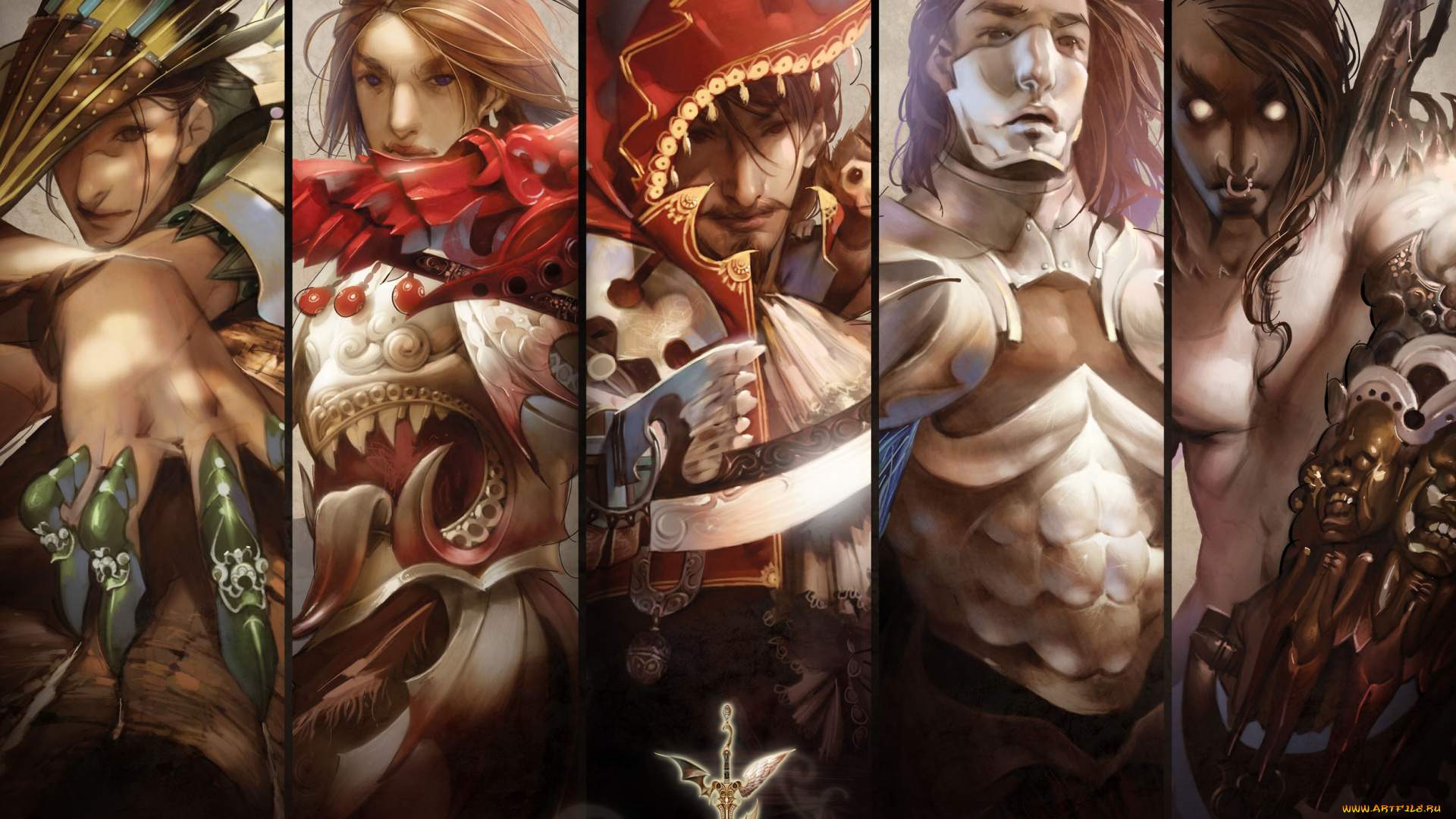 heavenly, sword, online, видео, игры, персонажи