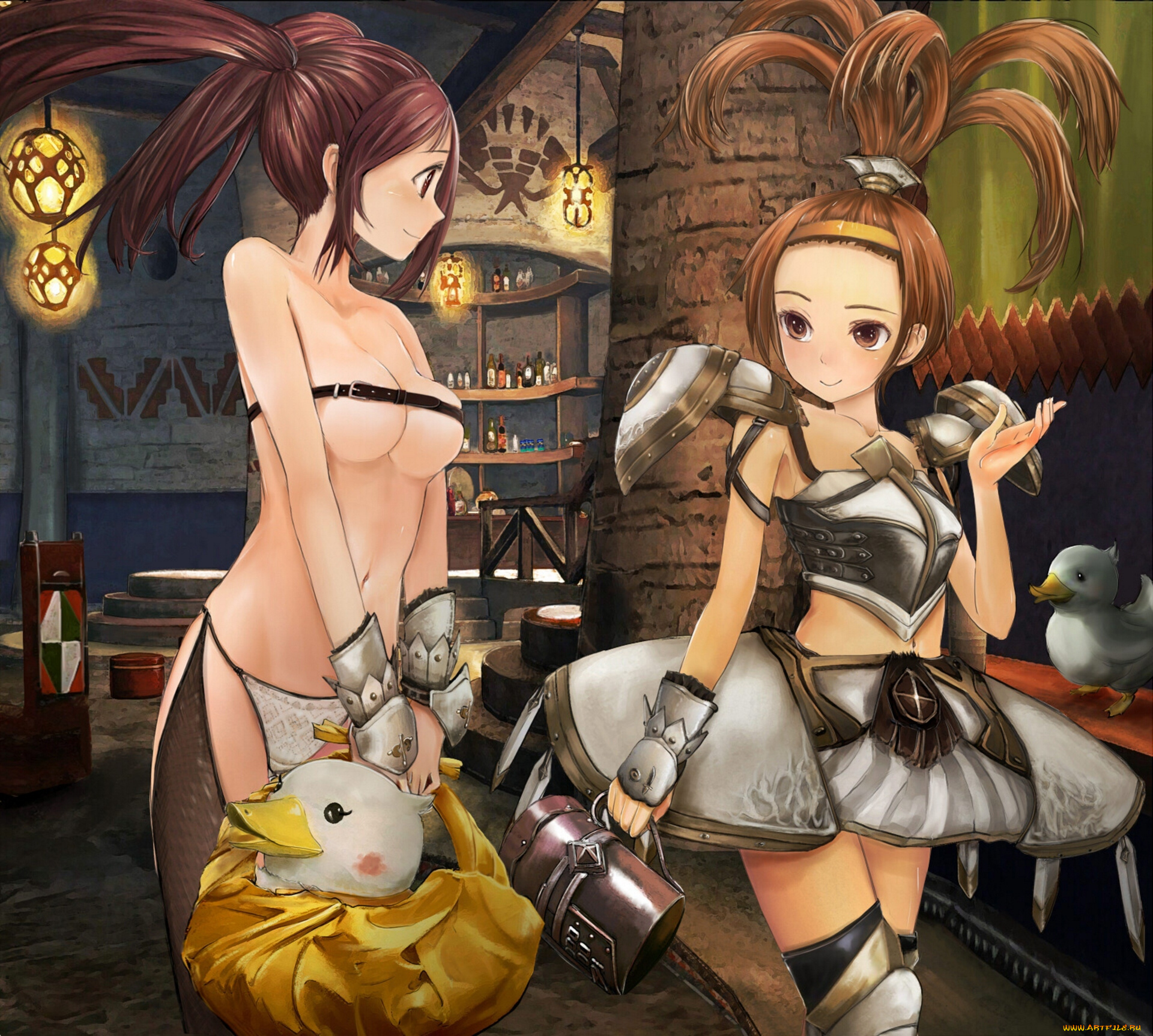 monster, hunter, аниме, weapon, blood, technology, девочки