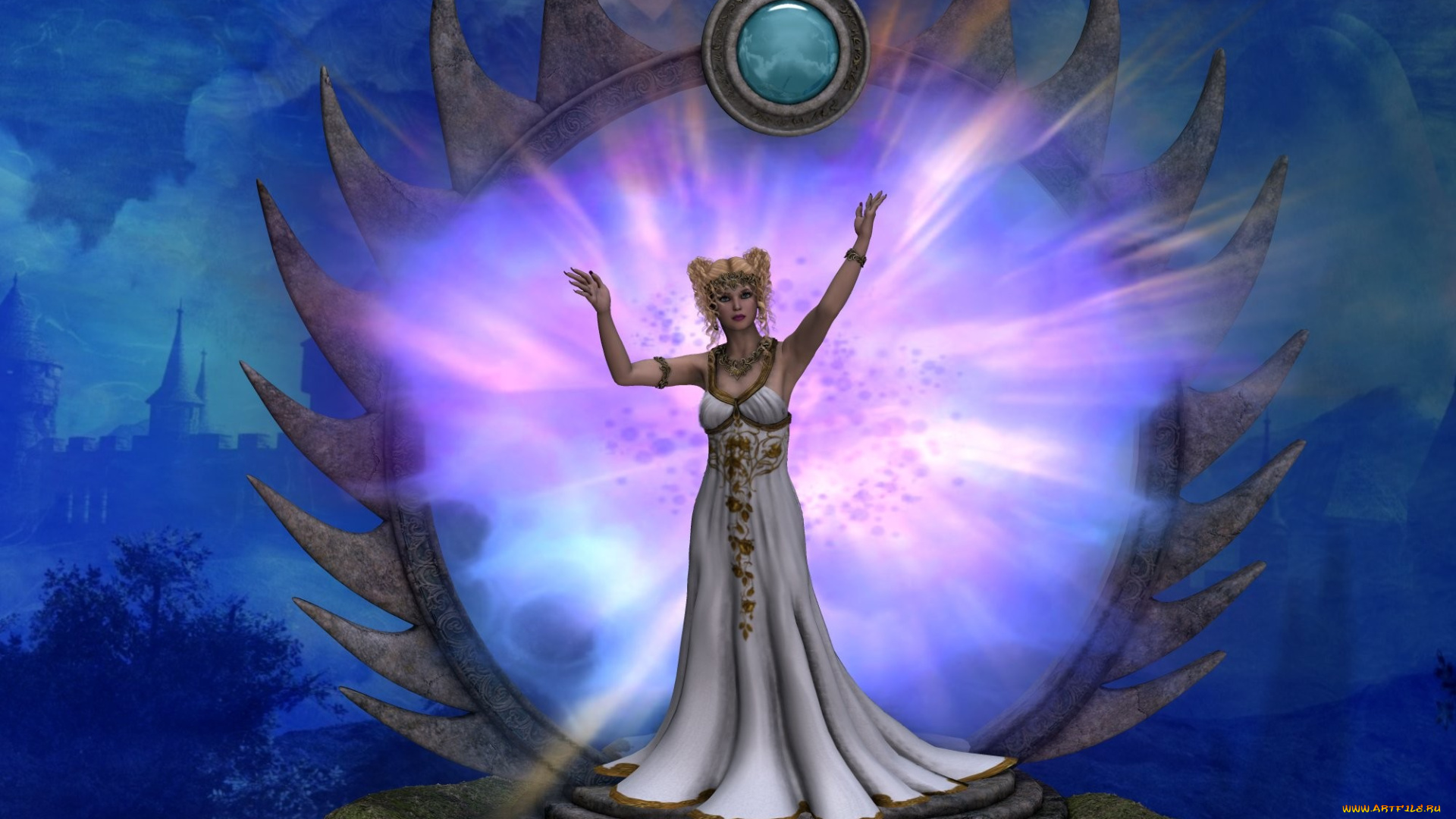 3д, графика, fantasy, , фантазия, девушка