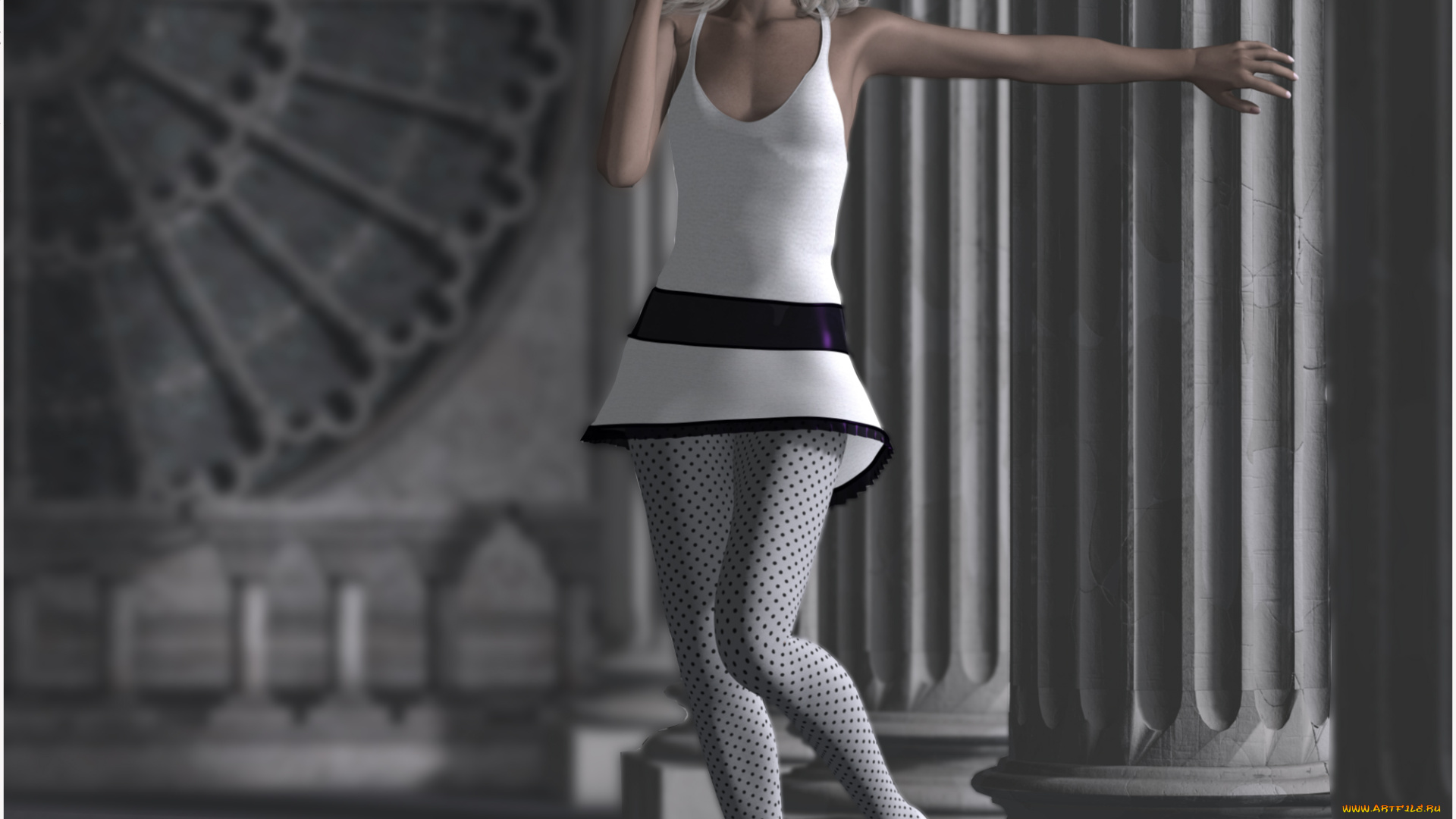 3д, графика, people, , люди, девушка, улыбка