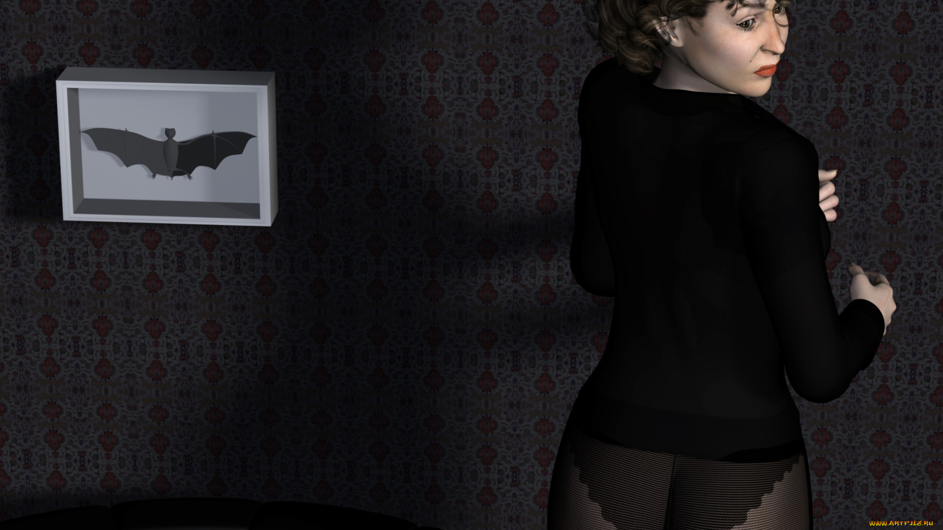 3д, графика, people, , люди, девушка, взгляд